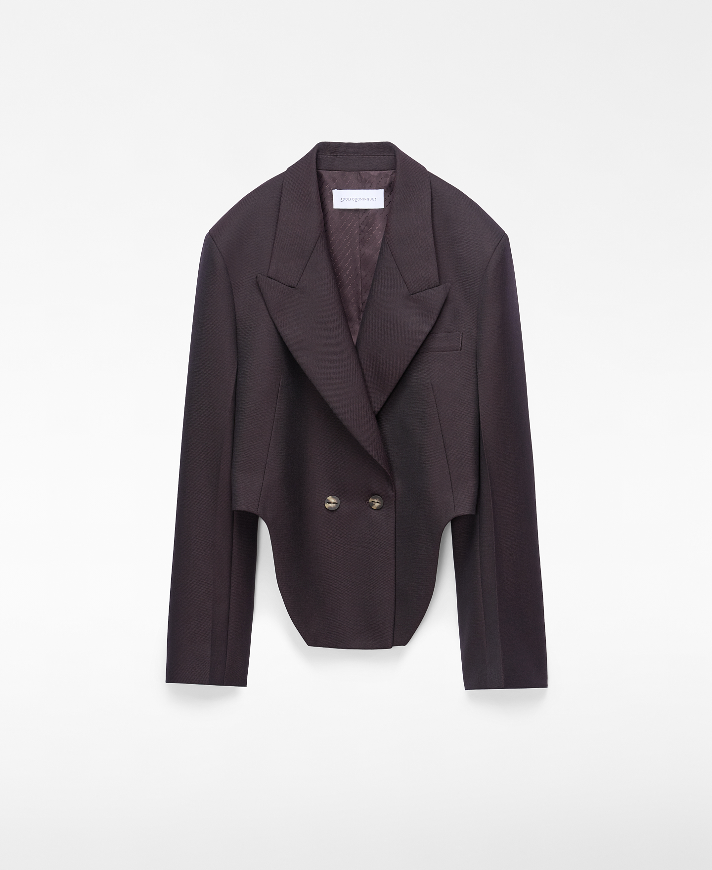 Blazer sastre cruzada corta image number 4