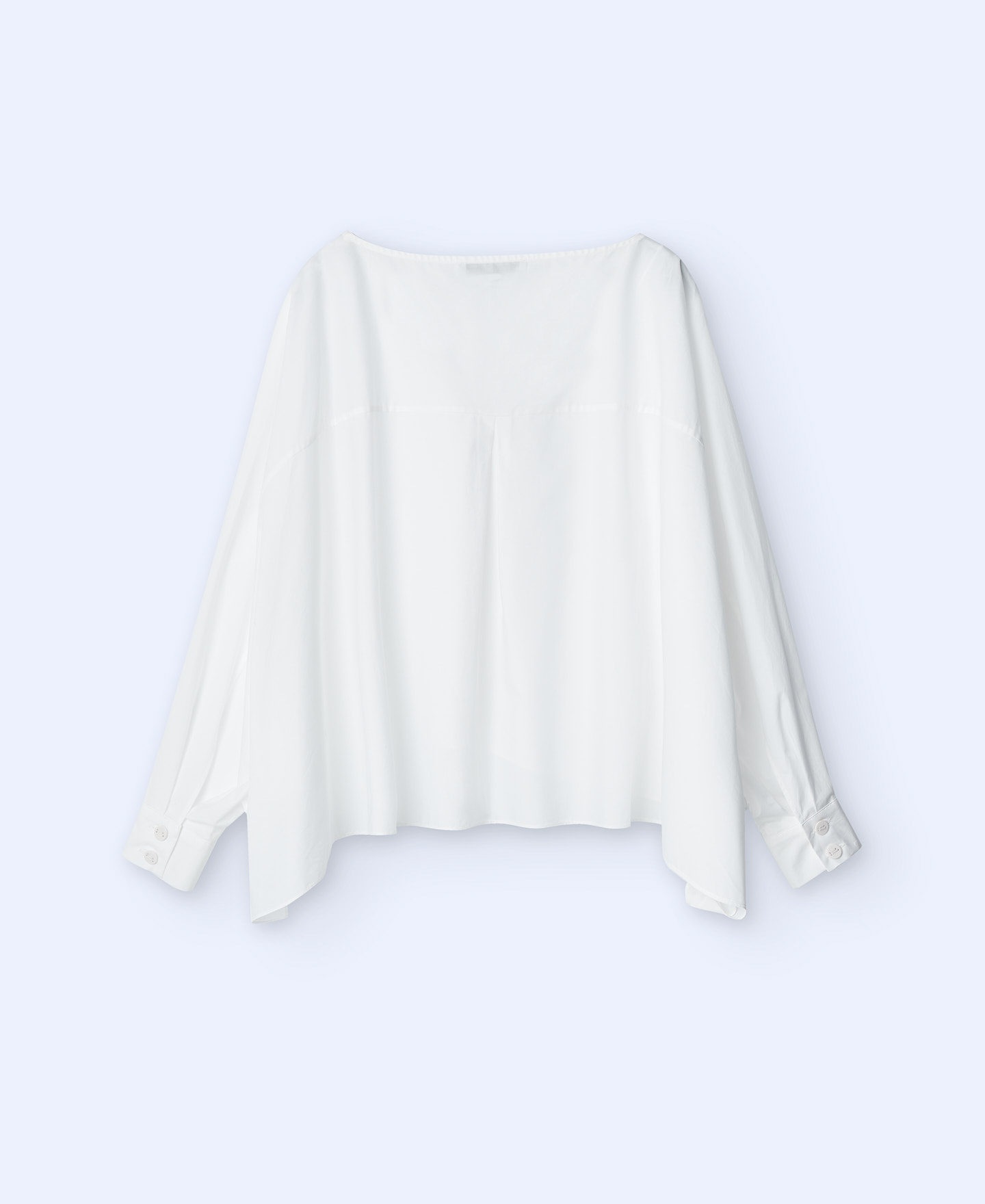 Cotton crew neckline top image number 1
