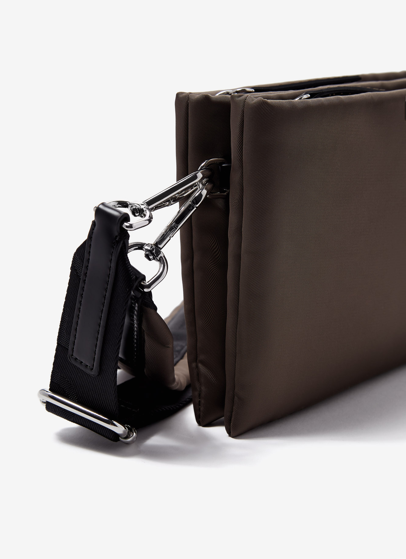 Technical nylon padded crossbody bag image number 1
