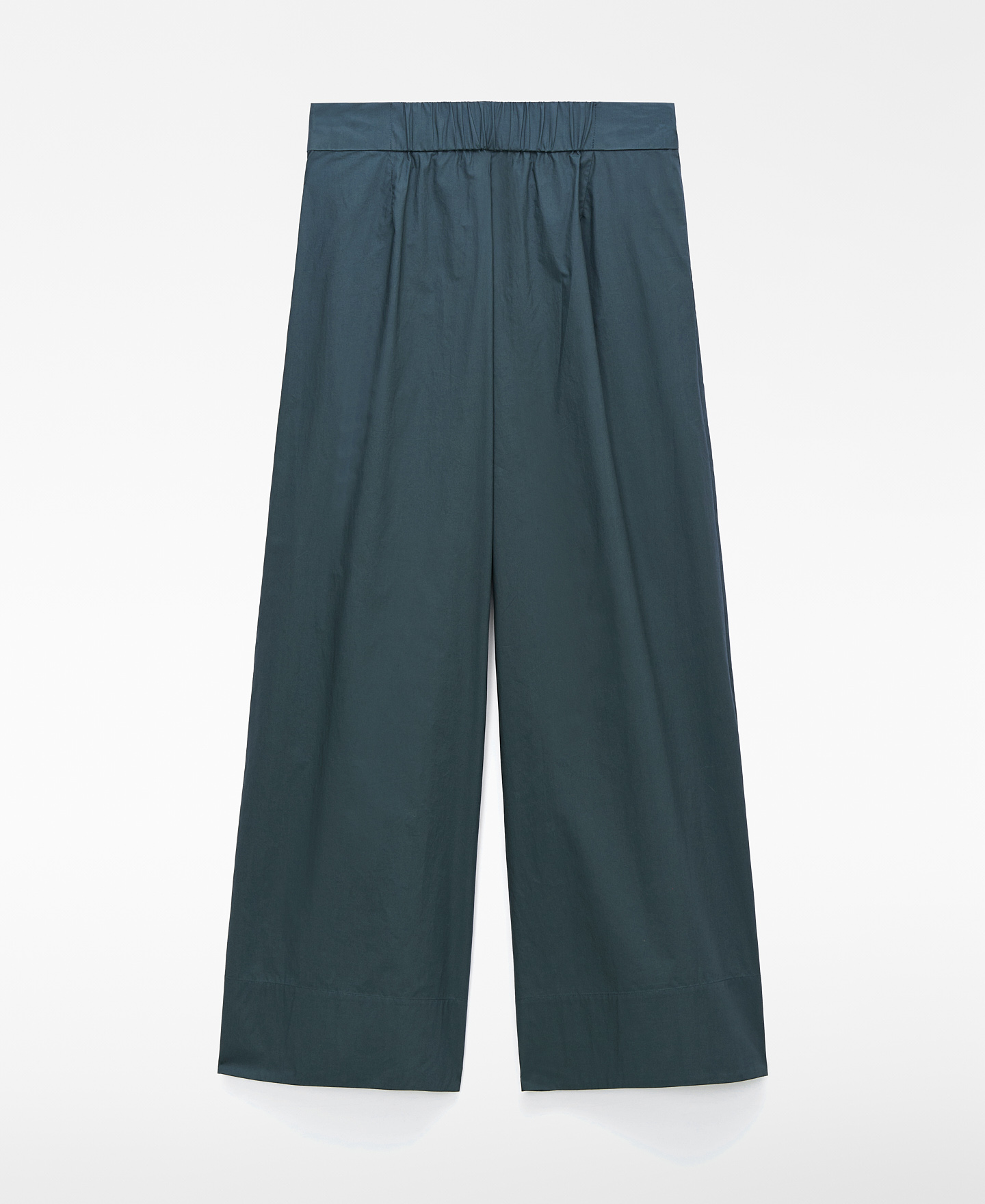 Organic cotton double-pleated trousers image number 5