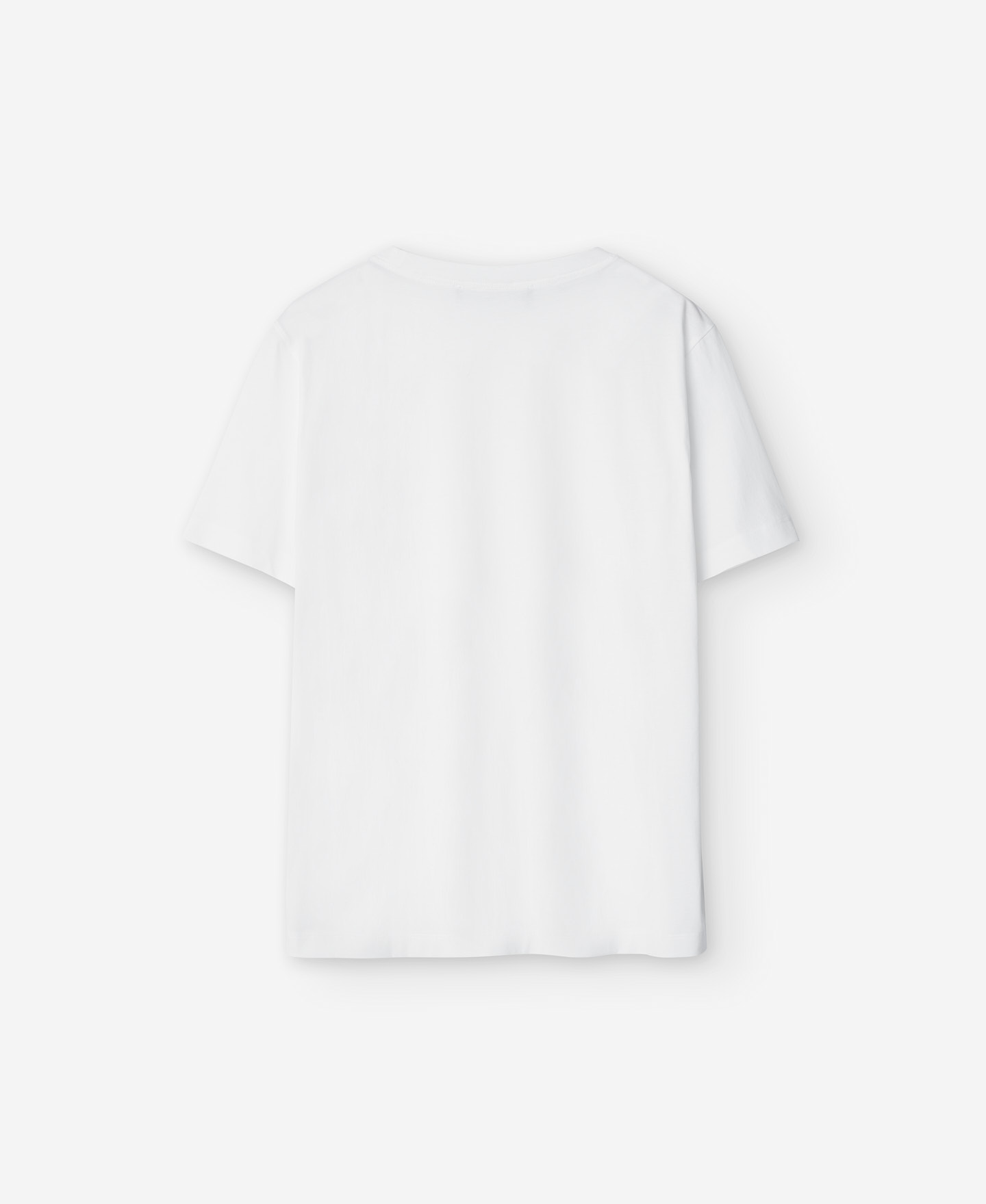 T-shirt à encolure arrondie en coton image number 5