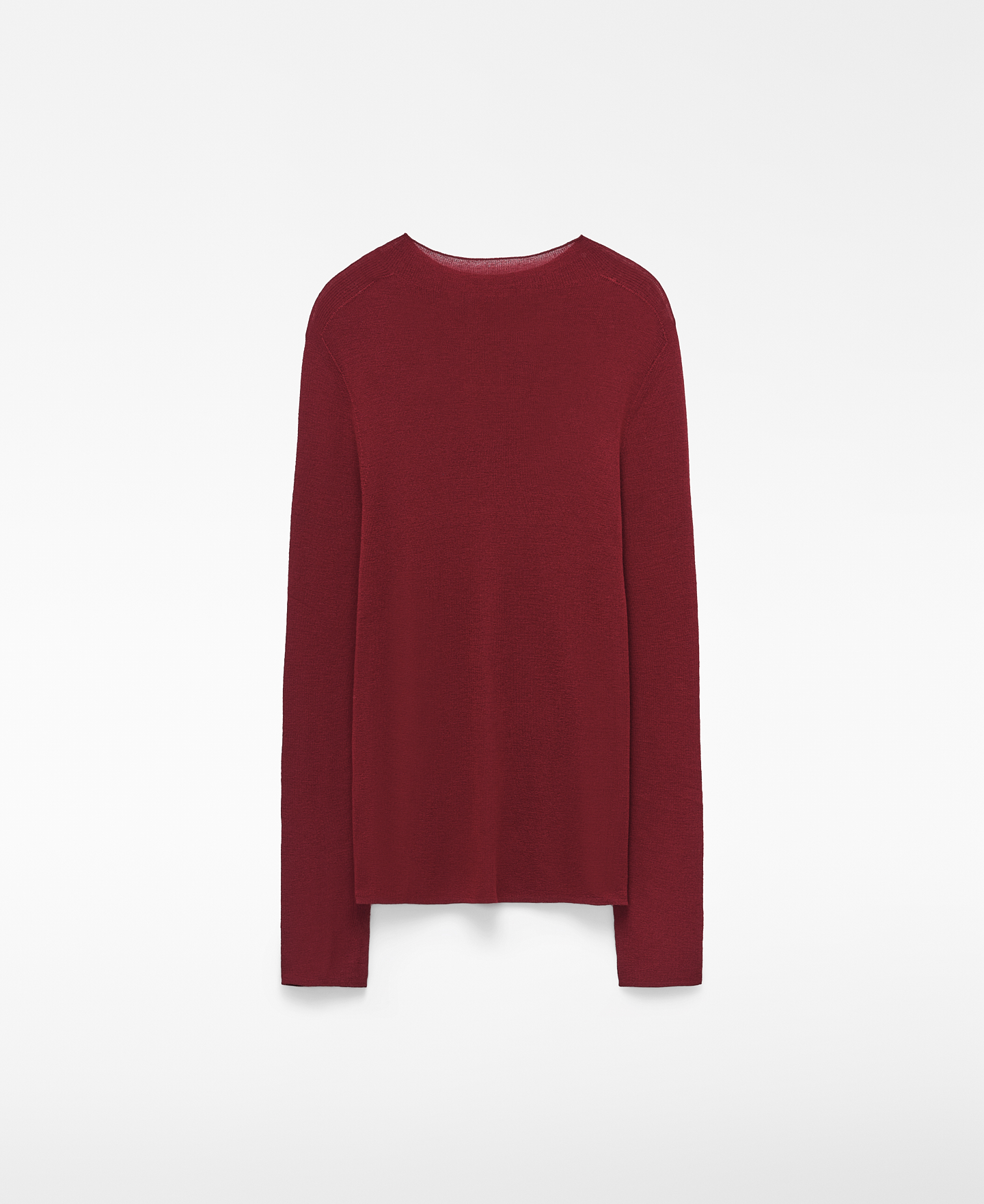 Merino wool blend seamless sweater image number 5