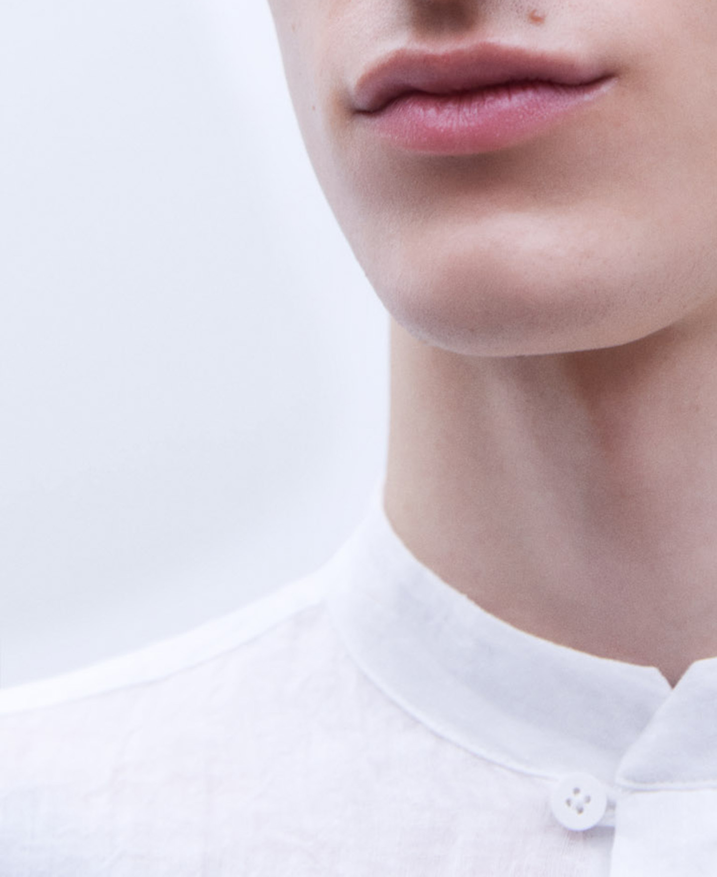 European linen wrinkled texture shirt image number 5