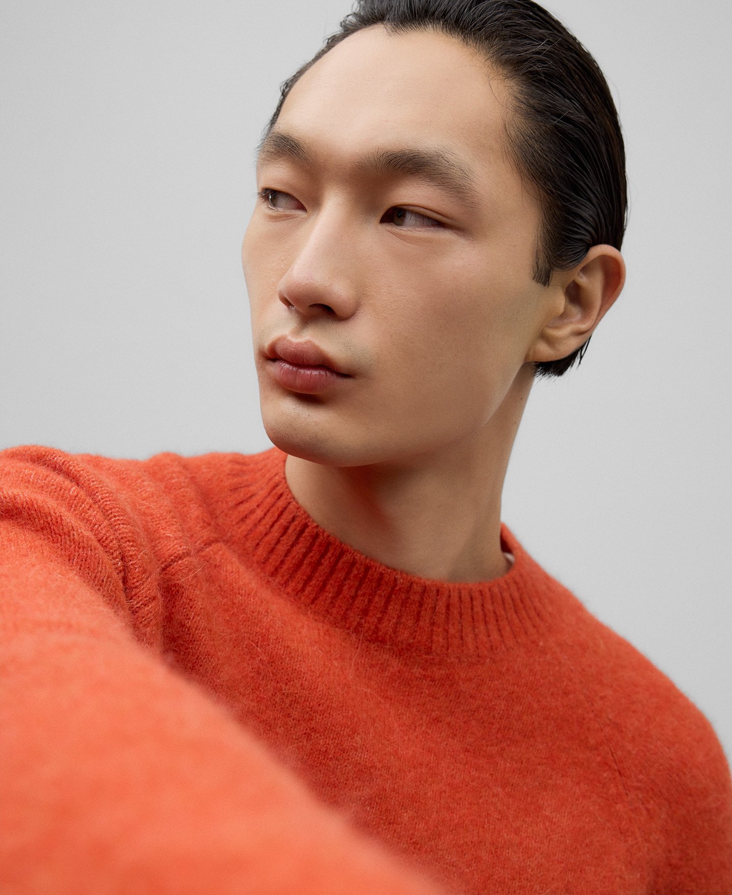 Alpaca blend sweater man image number 3