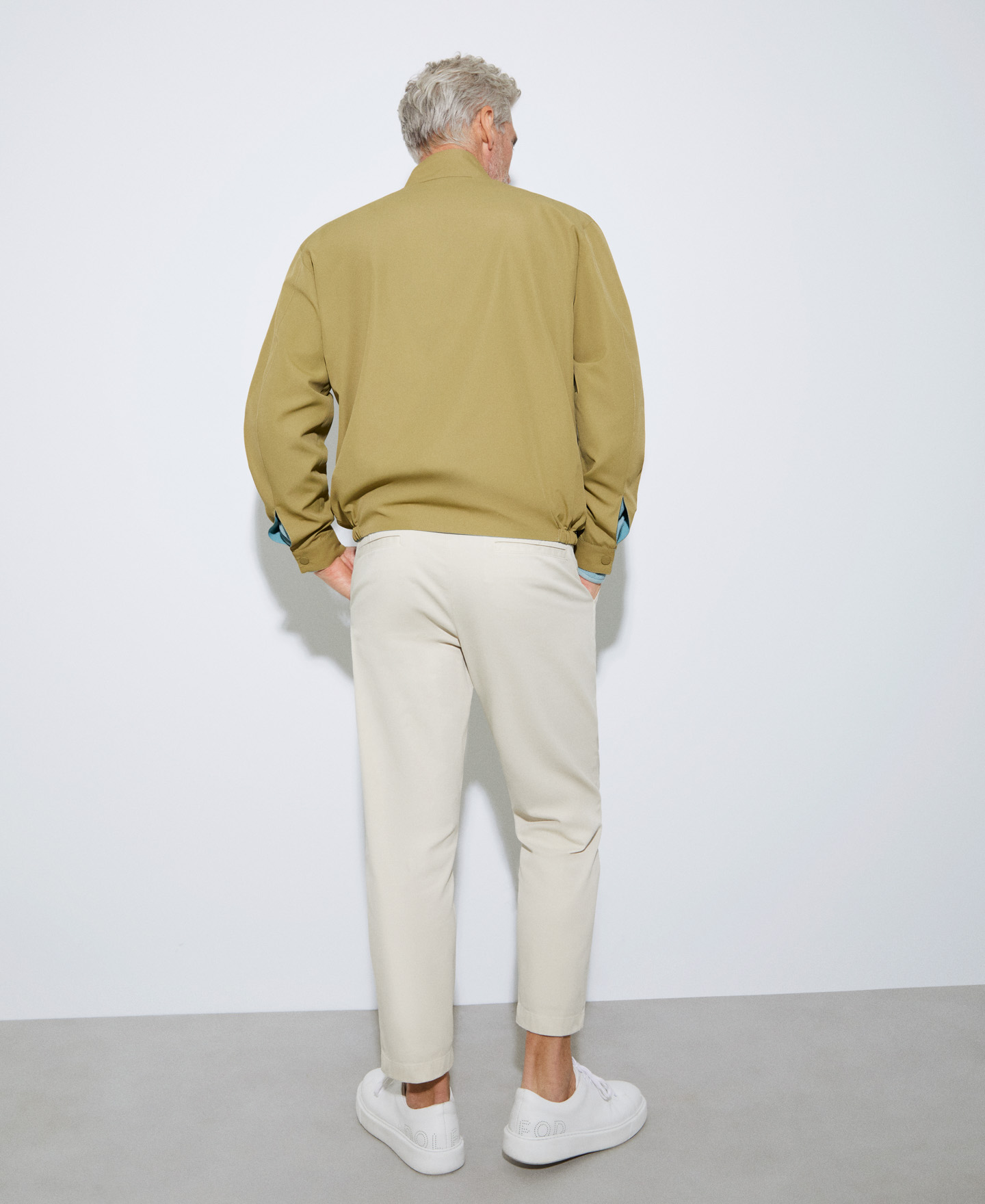 Reversible Mandarin collar jacket image number 2