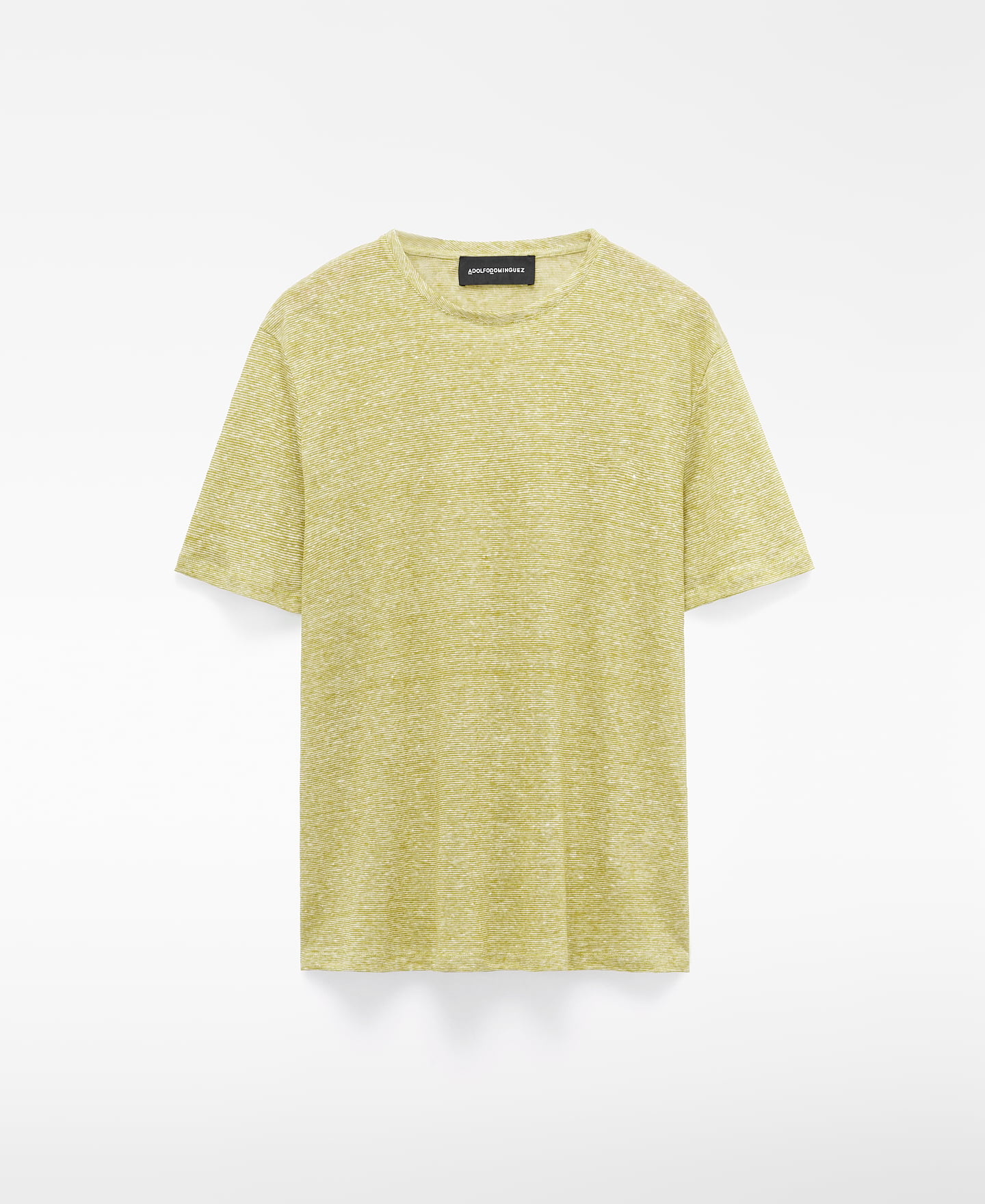 European linen heathered T-shirt image number 4