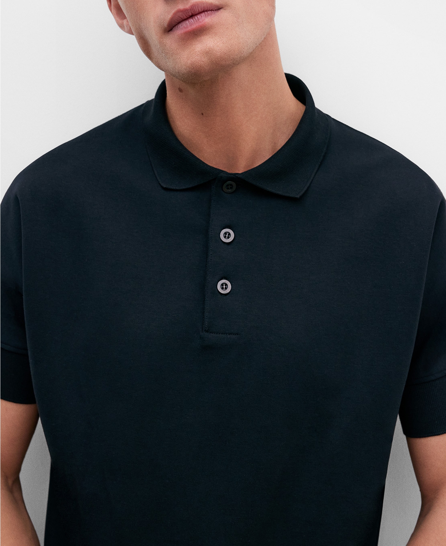 Oversize cotton polo shirt | AD Europa