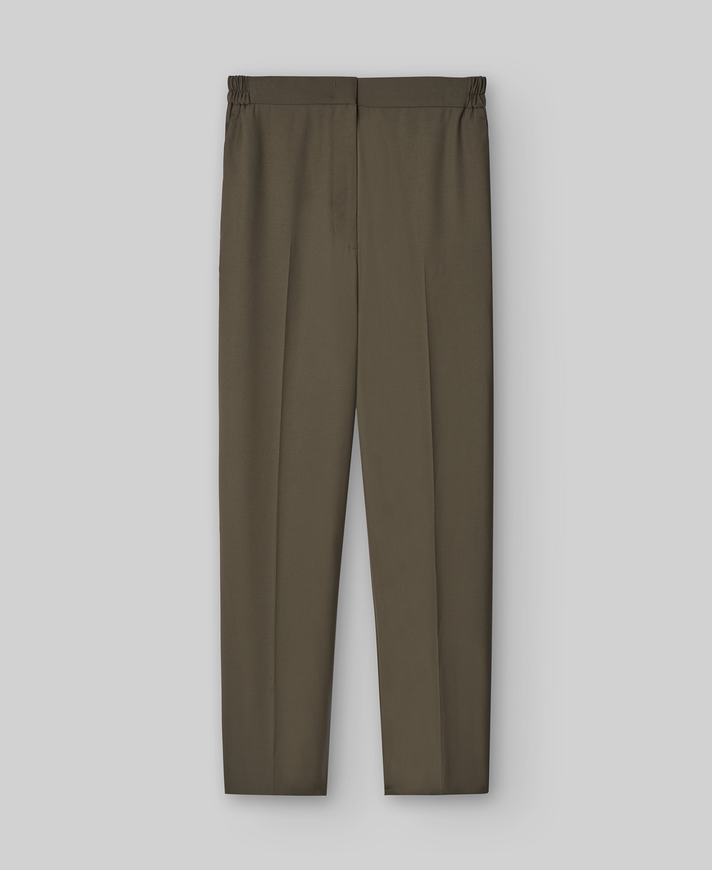 Straight ankle-length trousers woman image number 4