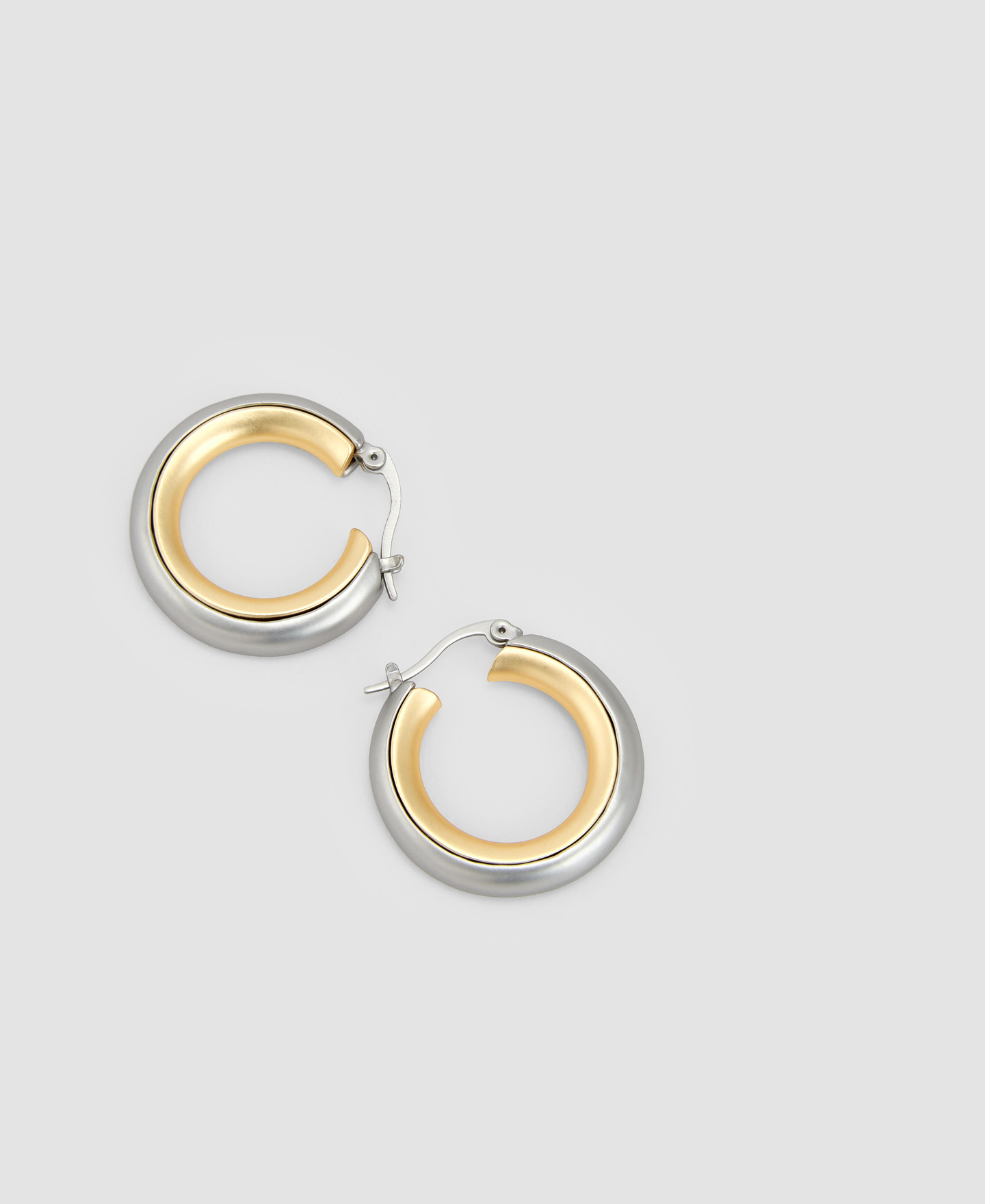 Zinc hoop earring image number 2