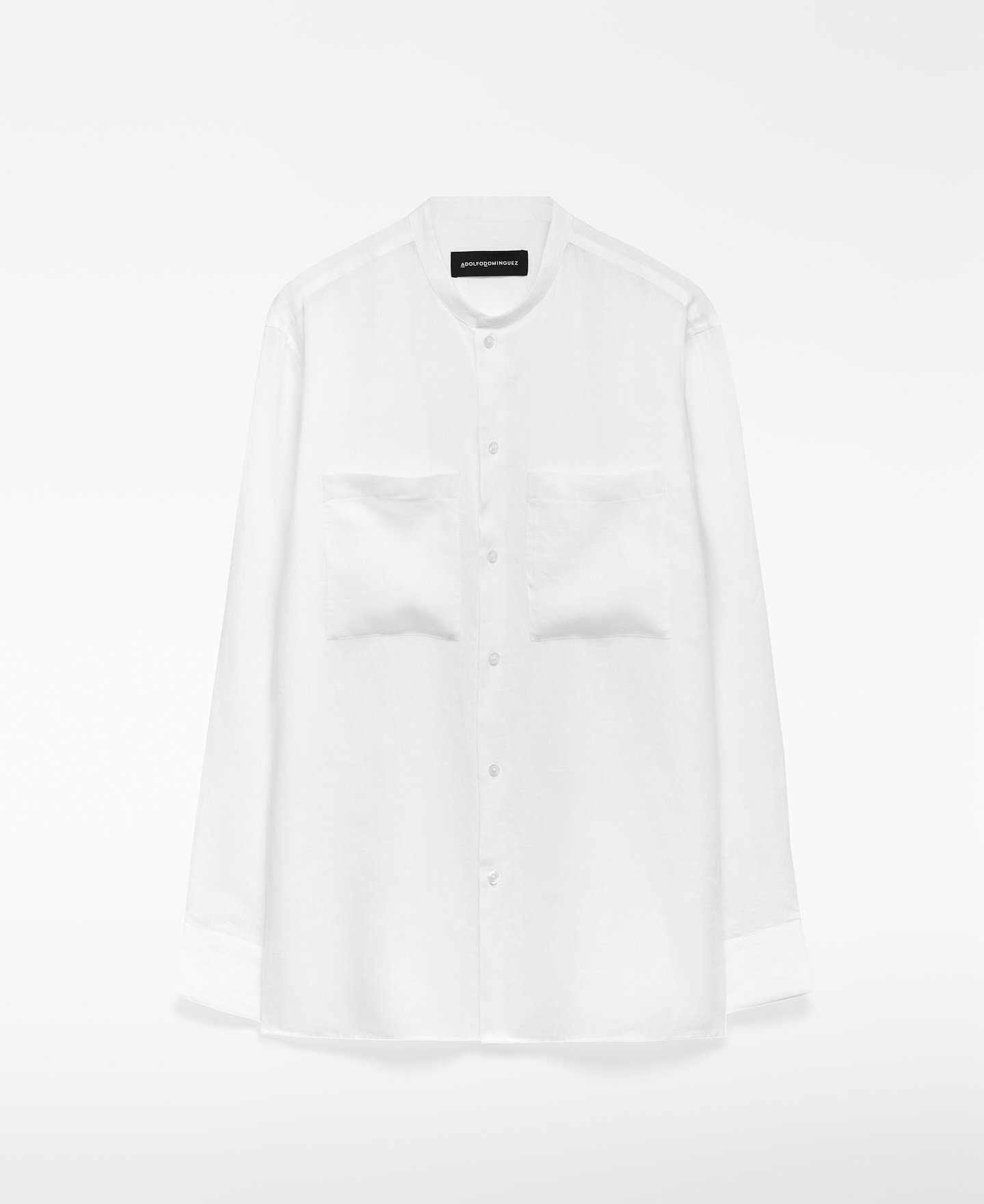 European linen shirt with pockets man image number 4