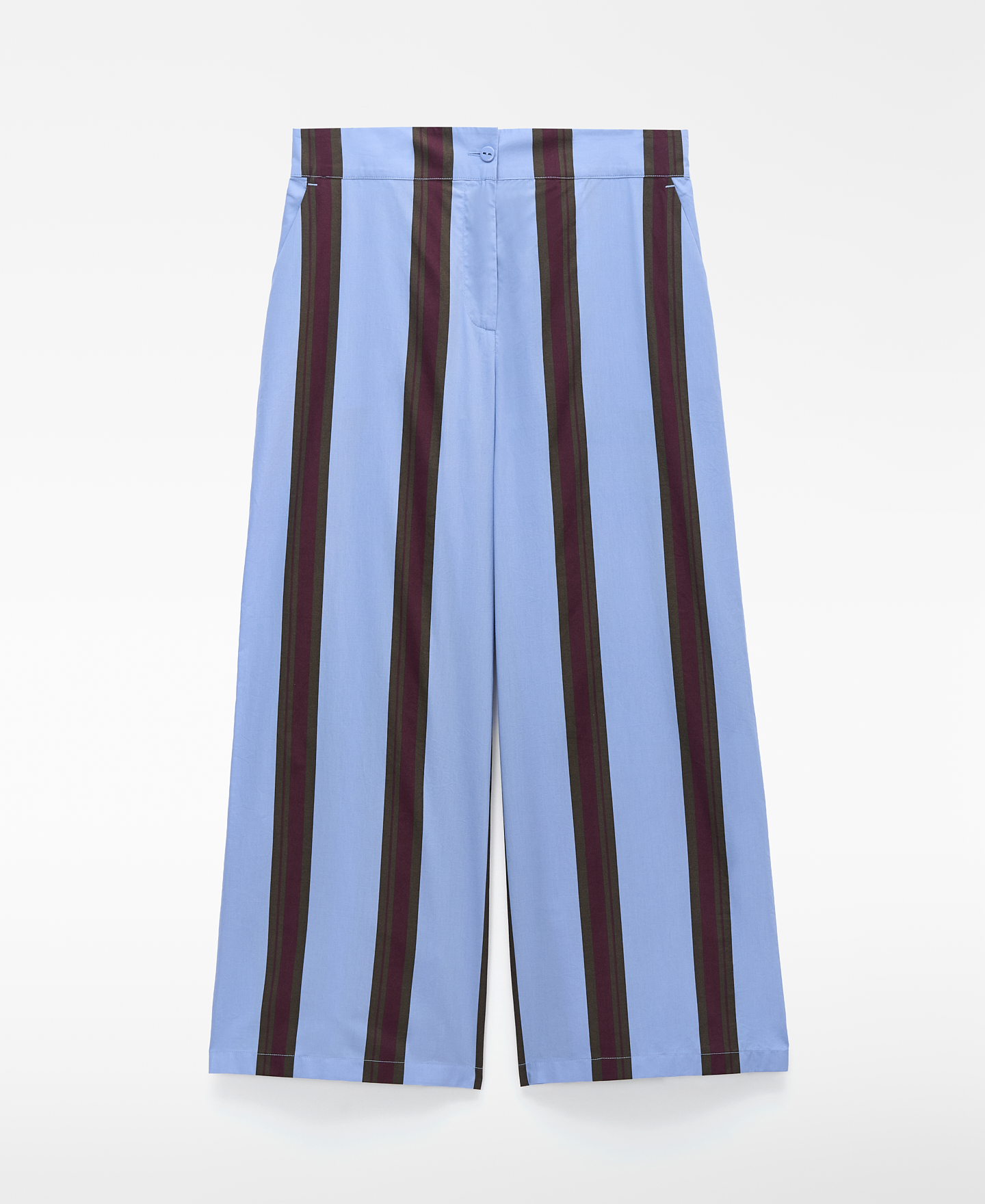 Pantal&oacute;n culotte rayas algod&oacute;n image number 4