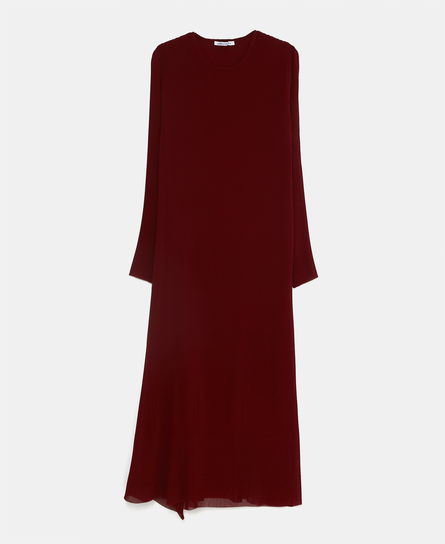 Vestido largo escote redondo image number 4