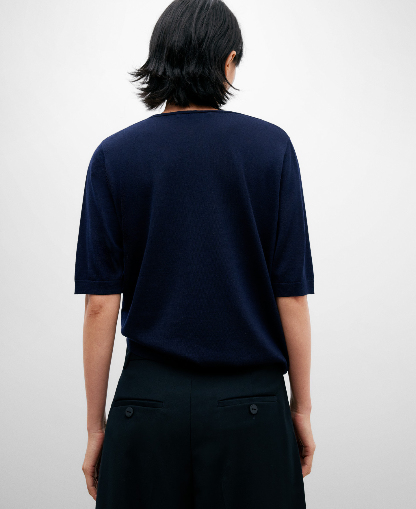 Camiseta lana merino mujer image number 2