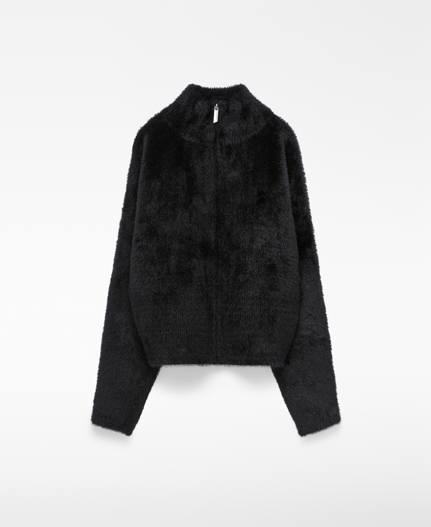 Chaqueta cuello perkins efecto pelo image number 4
