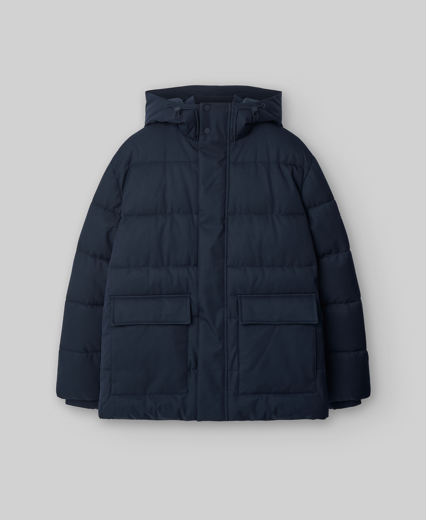 Short quilted coat man image number 4