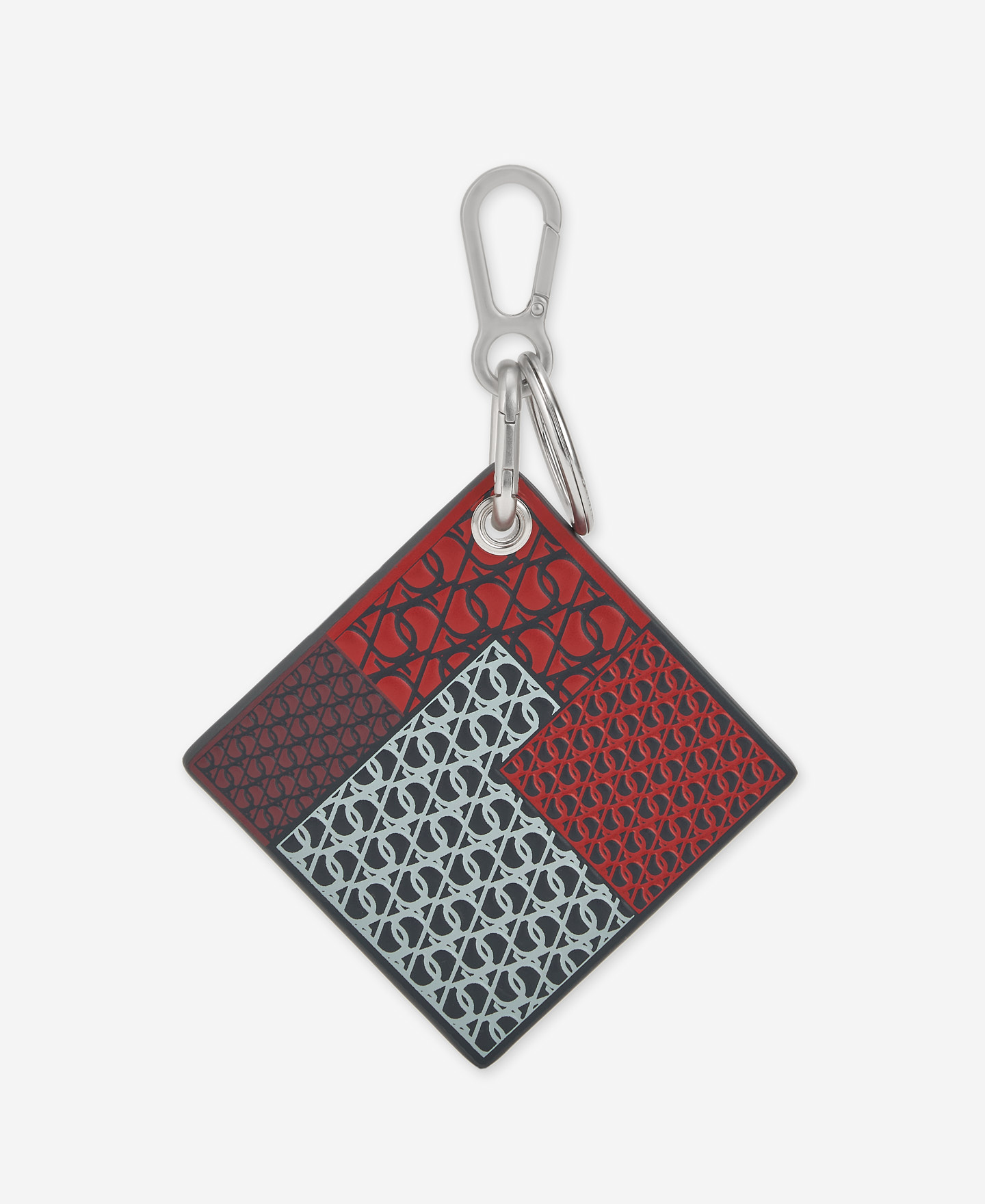 Porta-chaves com estampado em patchwork image number 0