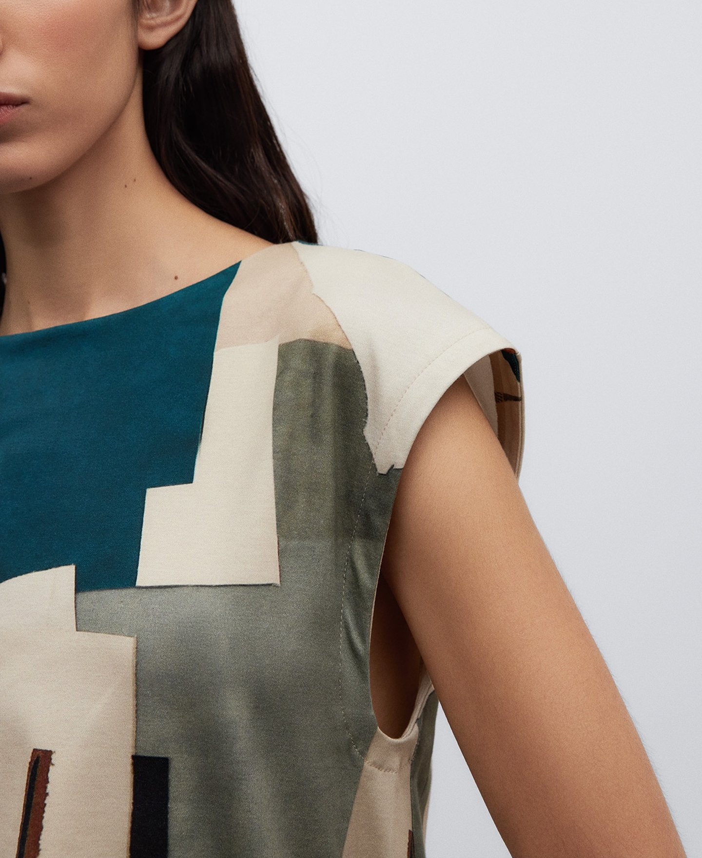 Flowy T-shirt woman image number 2