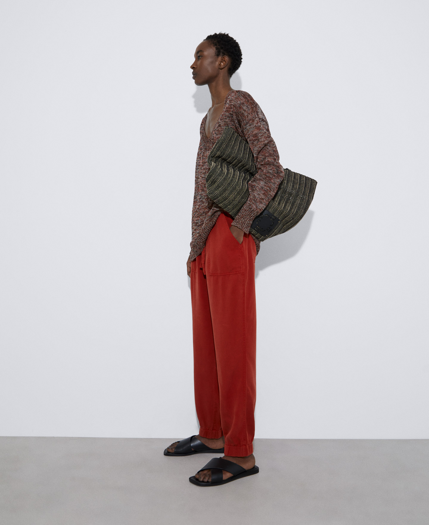 Tencel™ lyocell jogger trousers image number 1
