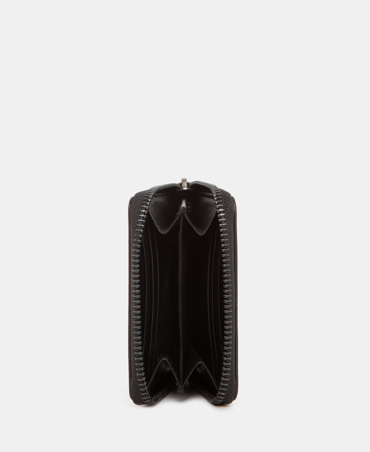 Leather embossed logo wallet image number 2