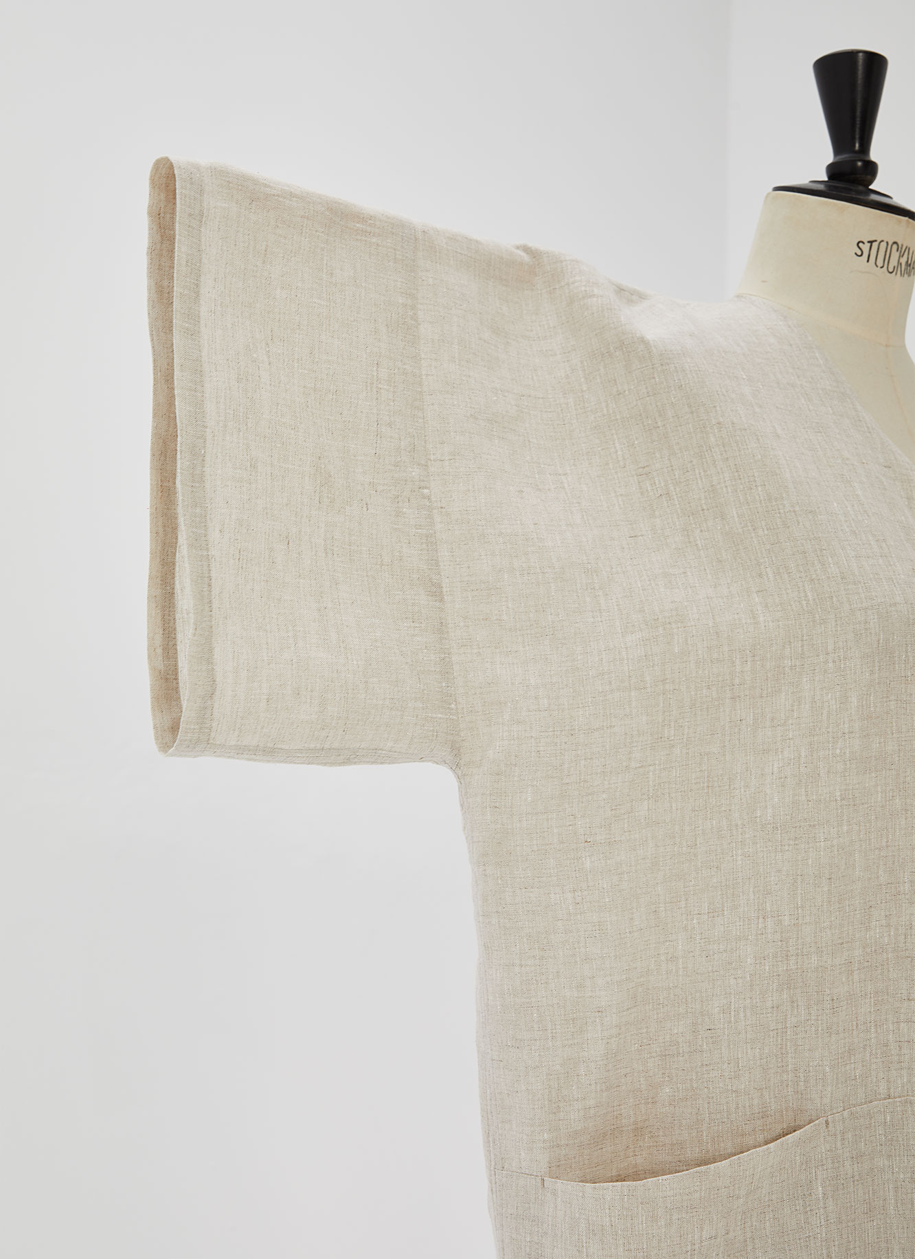 Kimono largo en lino europeo image number 3