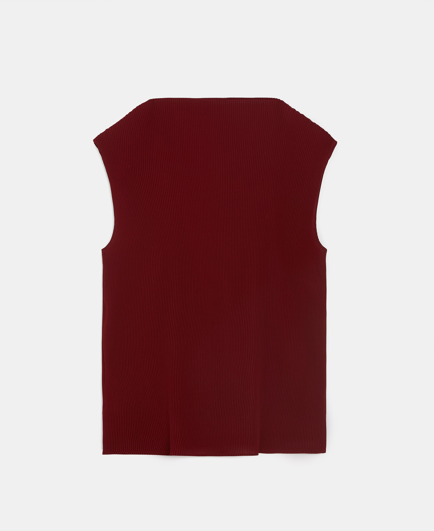 Pleated top with asymmetrical hem image number 5
