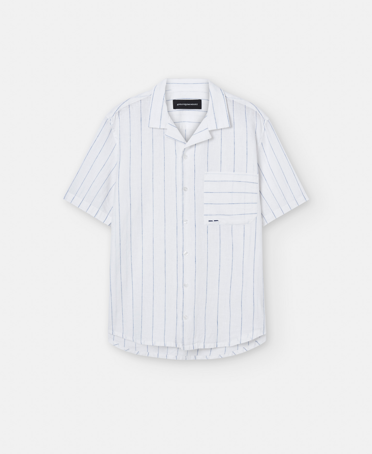 Striped bowling collar shirt image number 4