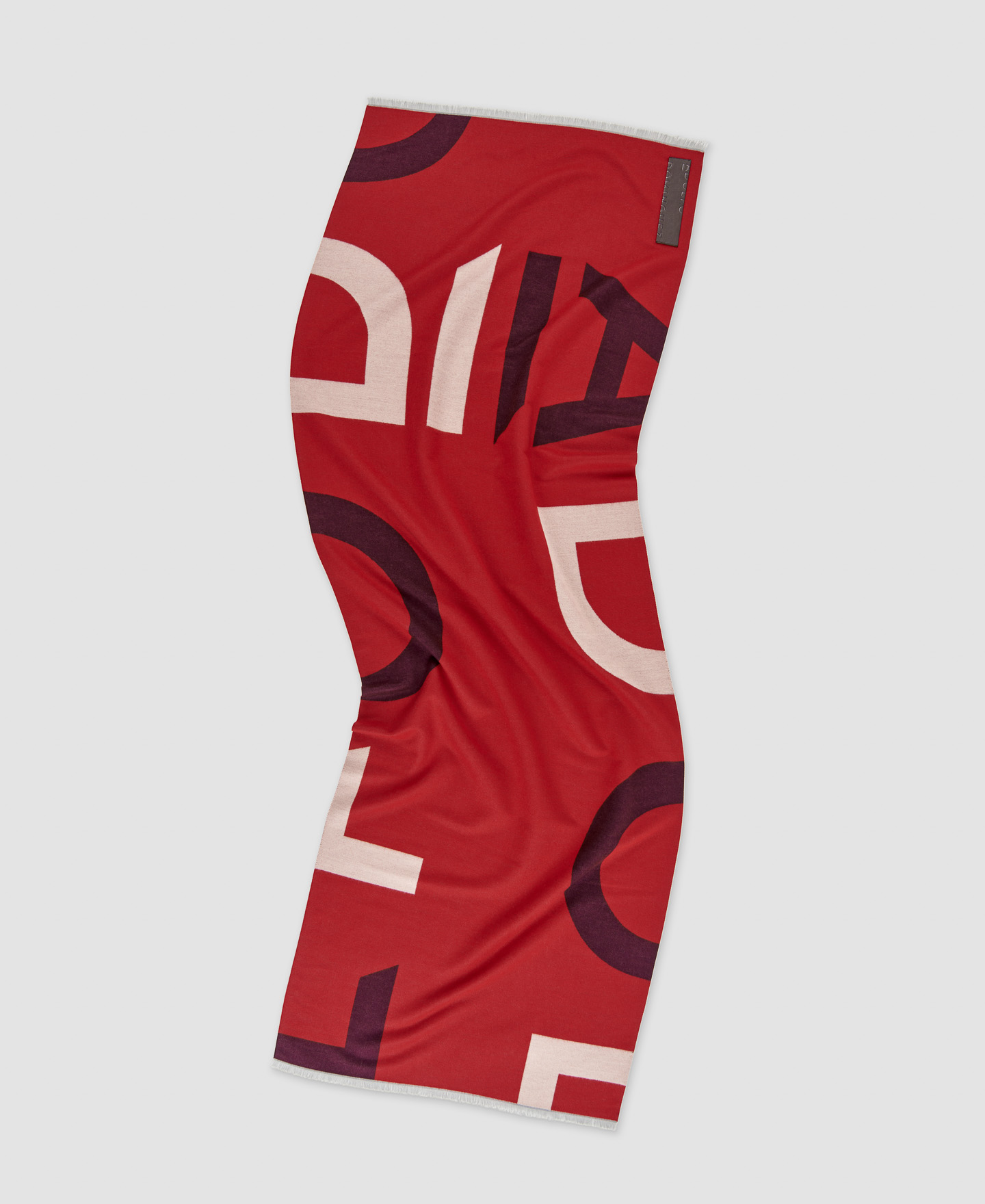 Tow-tone maxi logo scarf image number 1