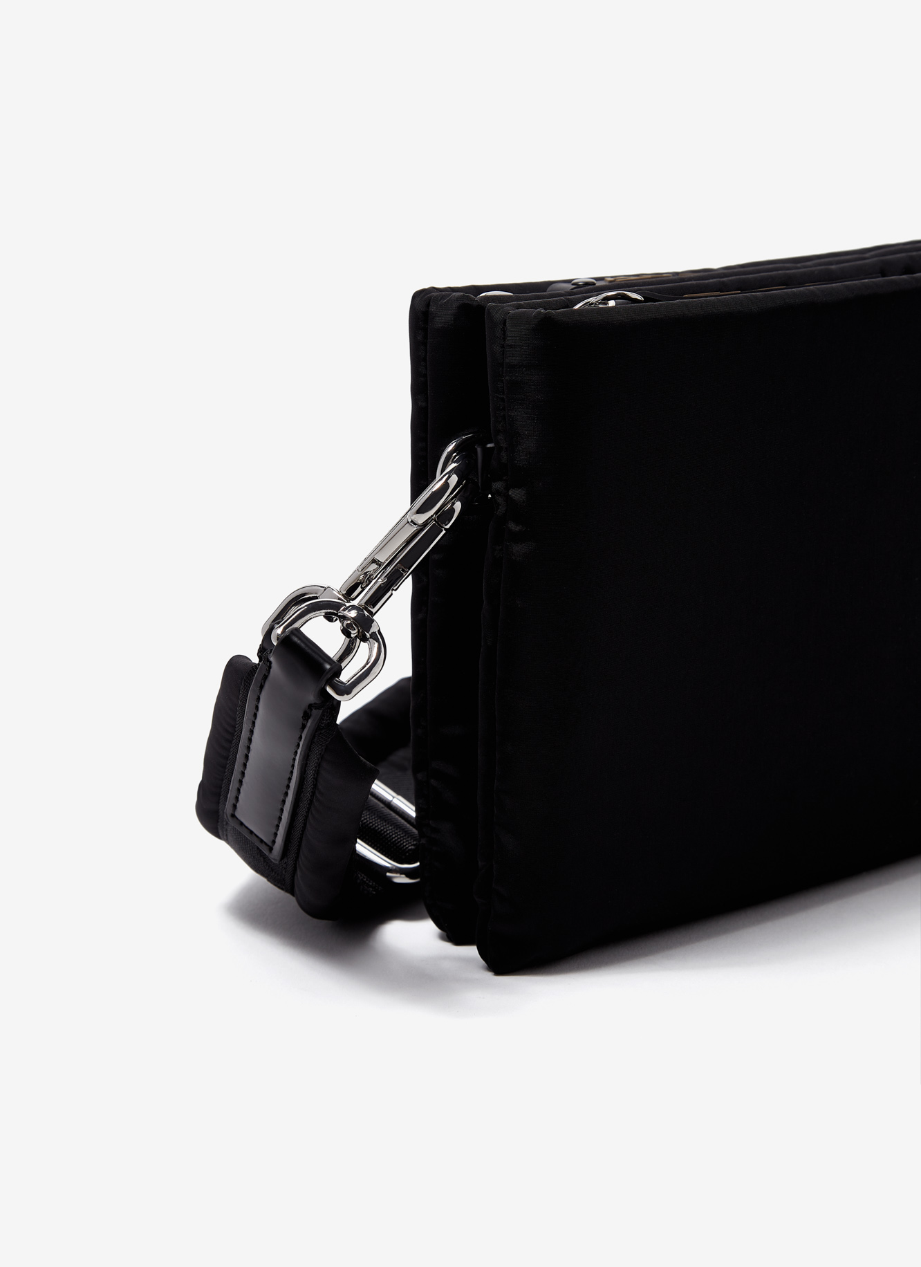 Technical nylon padded crossbody bag image number 1