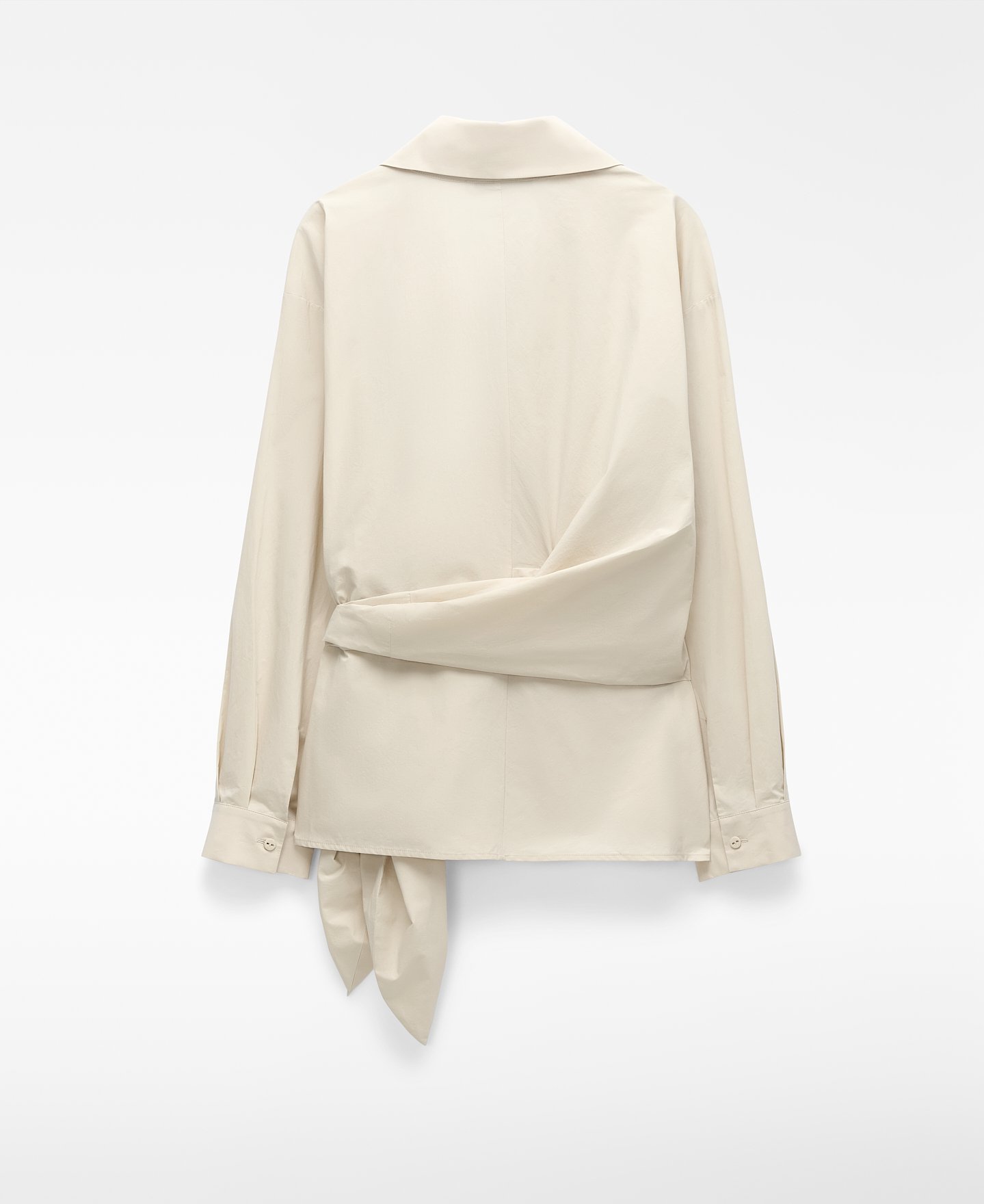 Camisa nudo lateral algod&oacute;n image number 5