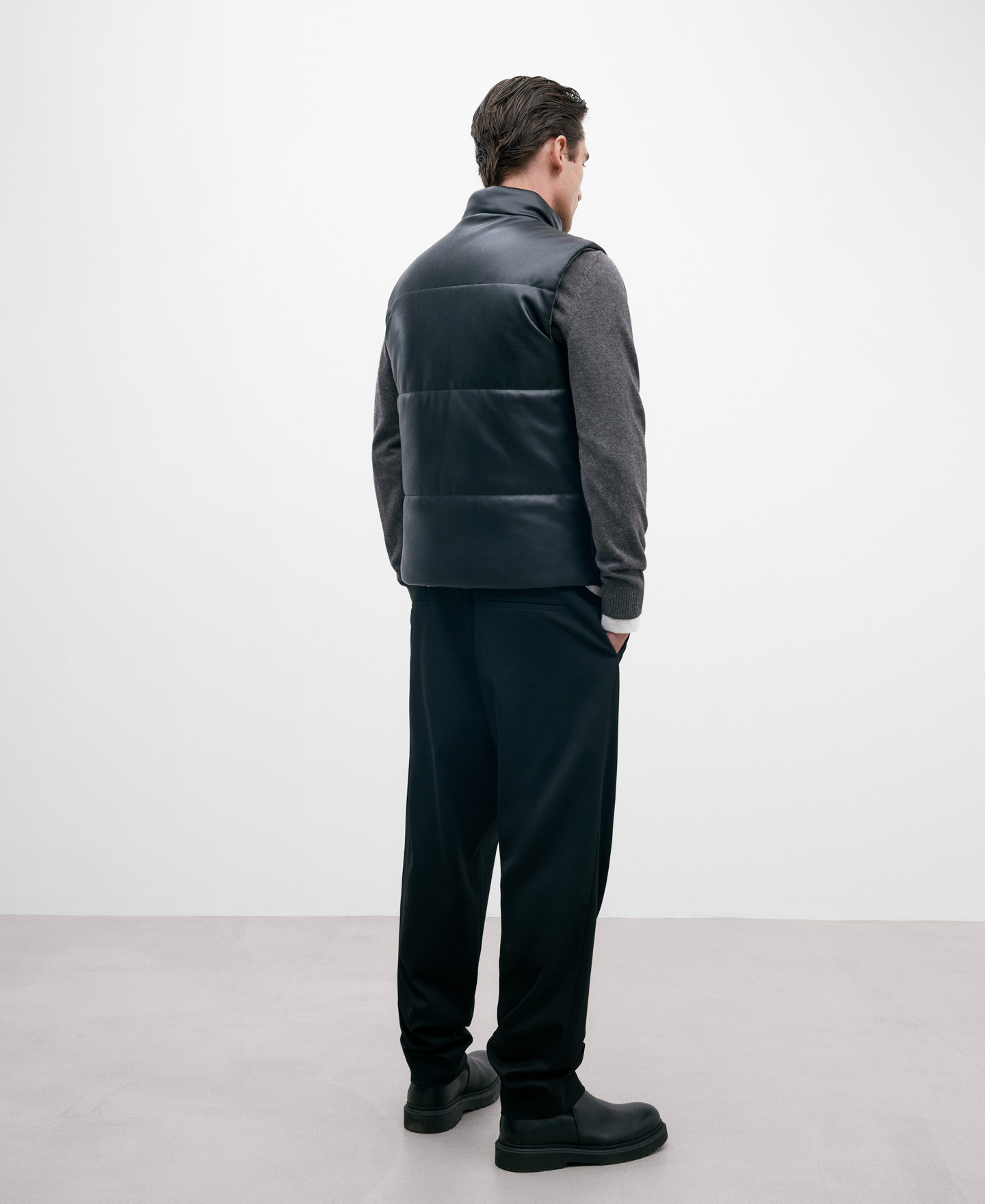 Chaleco acolchado reversible hombre image number 2