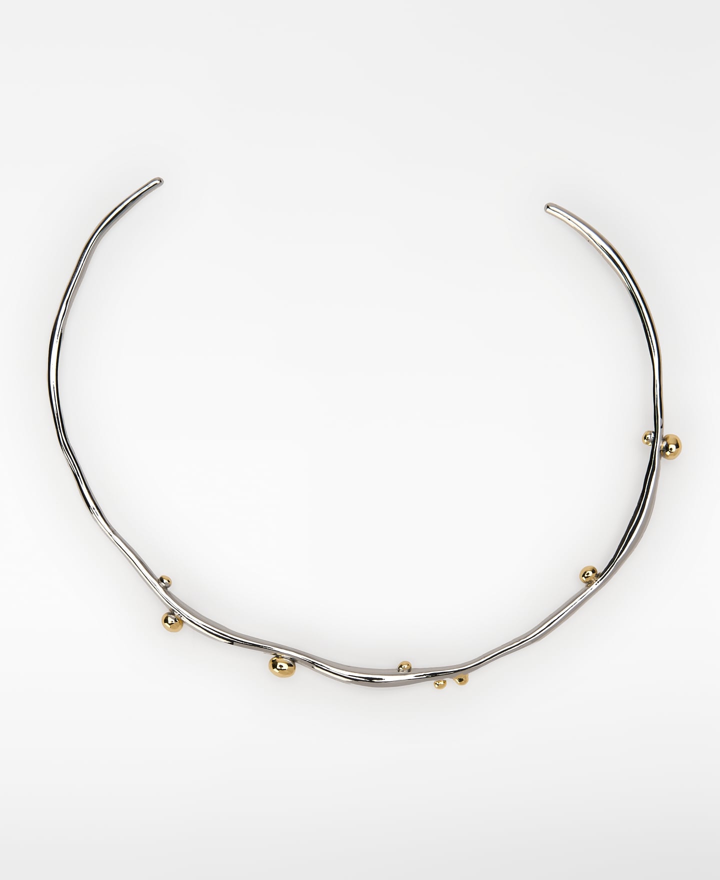 Organic-shaped irregular choker image number 0