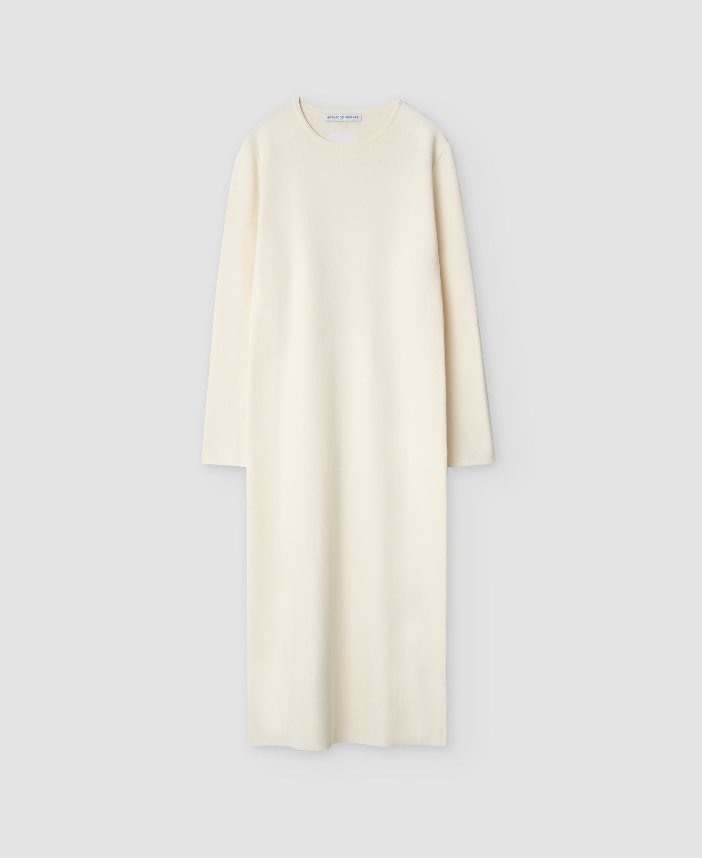 Cream cotton fabric dress woman image number 0