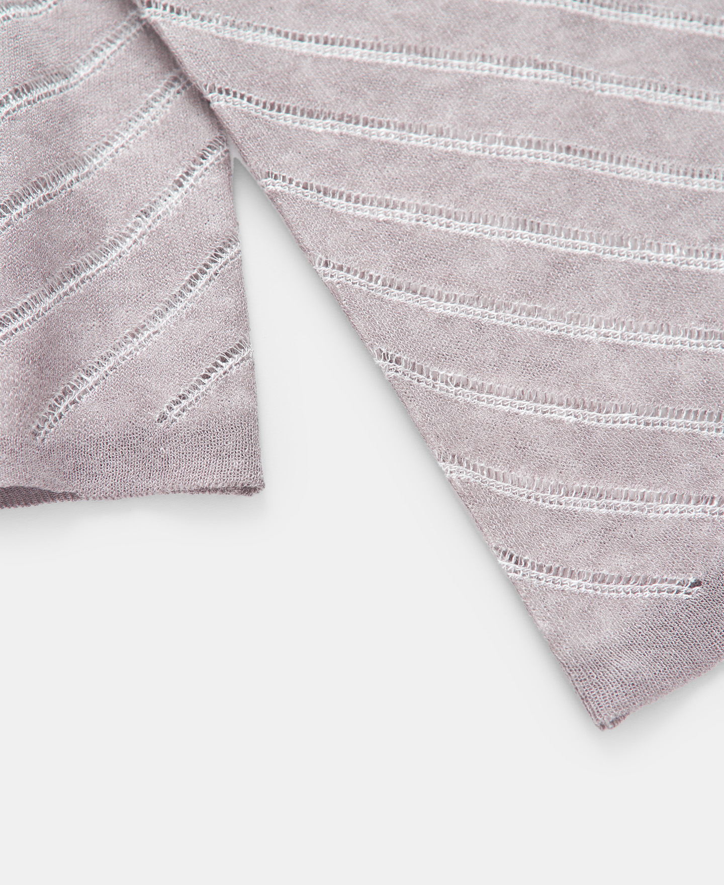 Jersey oversize semitransparente en lino image number 6