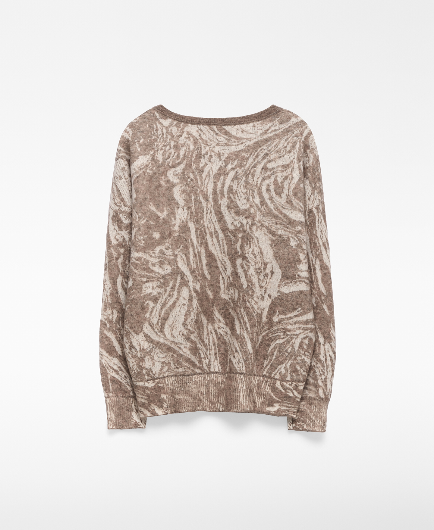 Jersey estampado punto jacquard mujer image number 5
