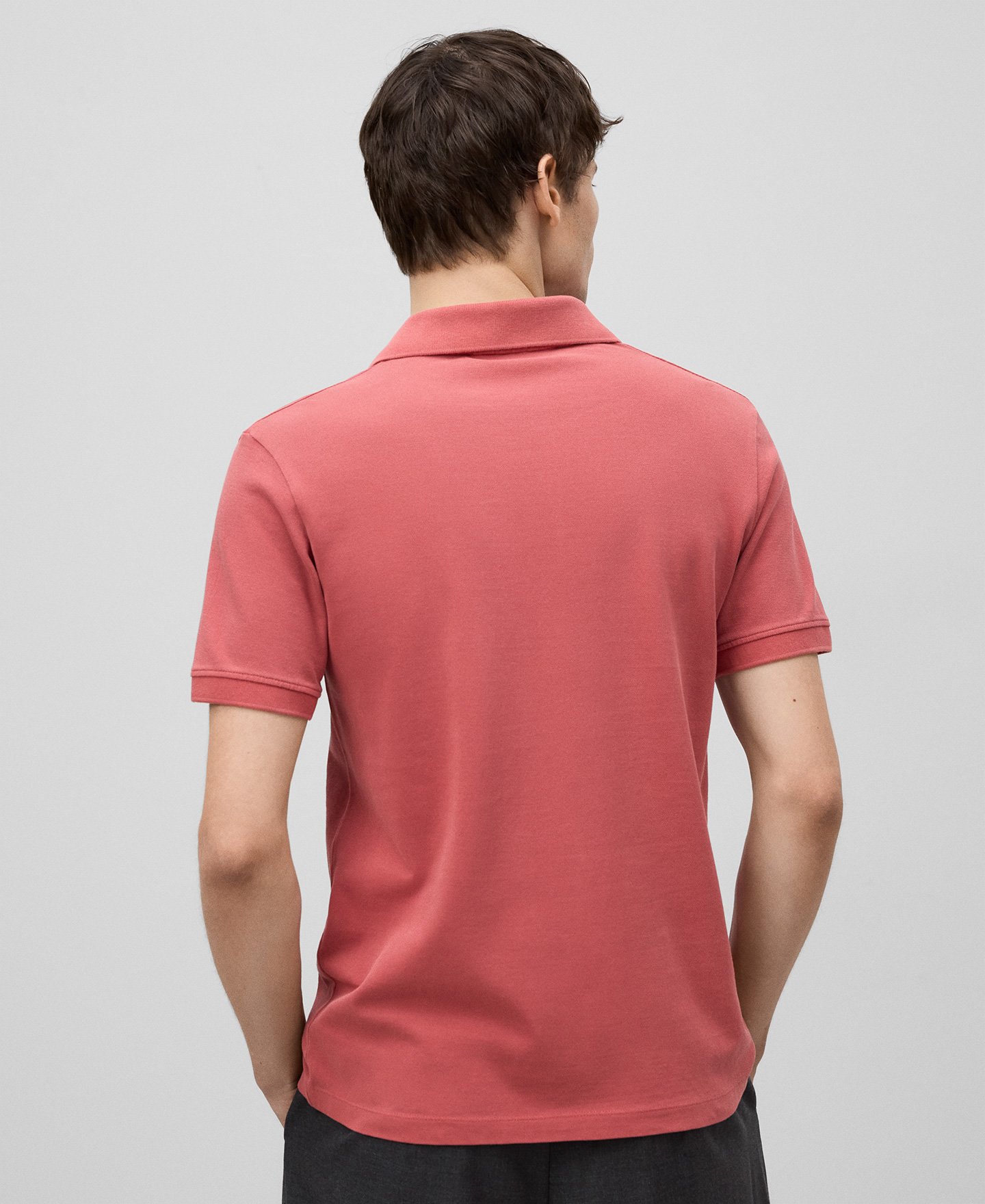 Polo regular fit piqué algodón hombre image number 2