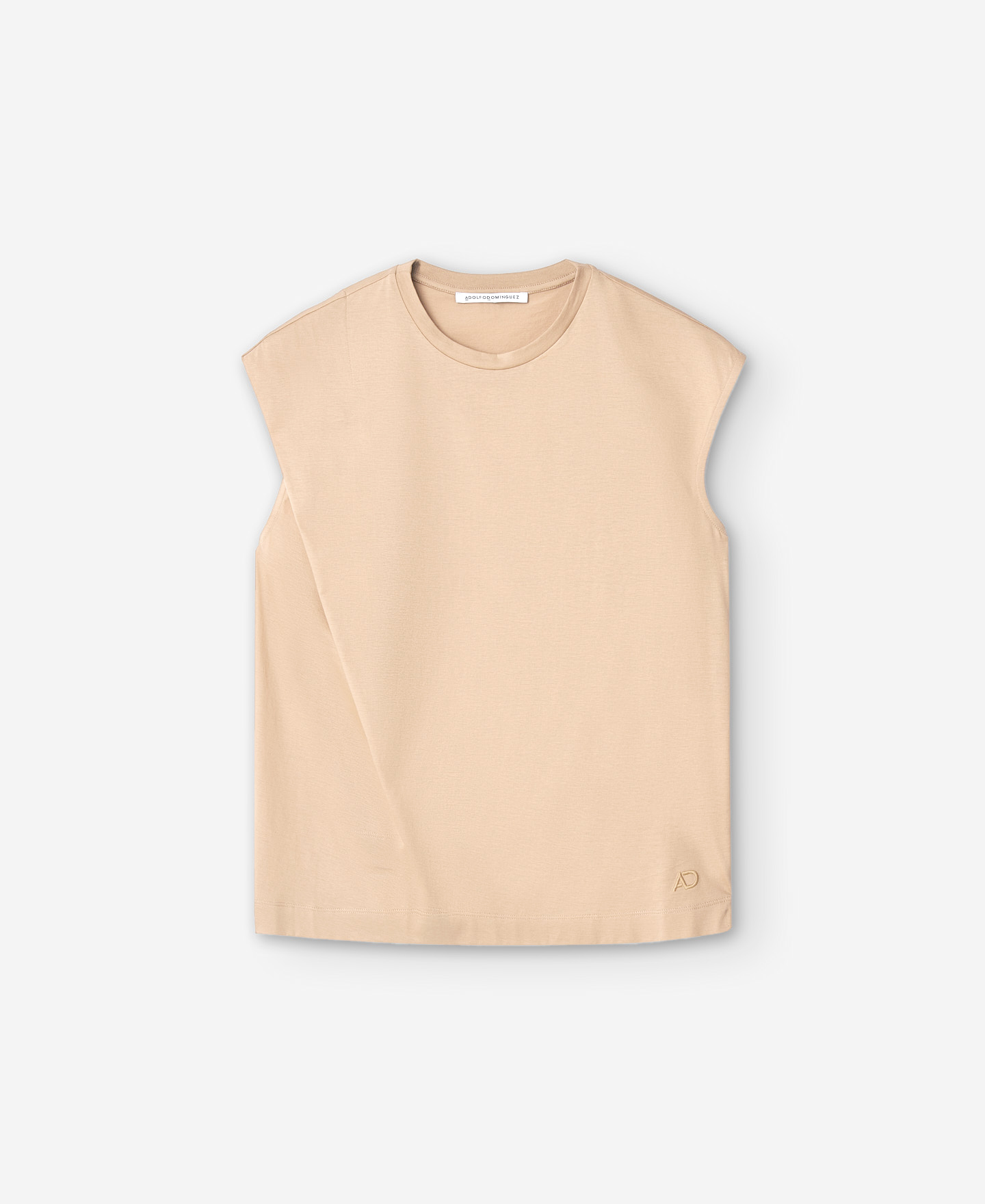 Asymmetrical cotton T-shirt image number 4