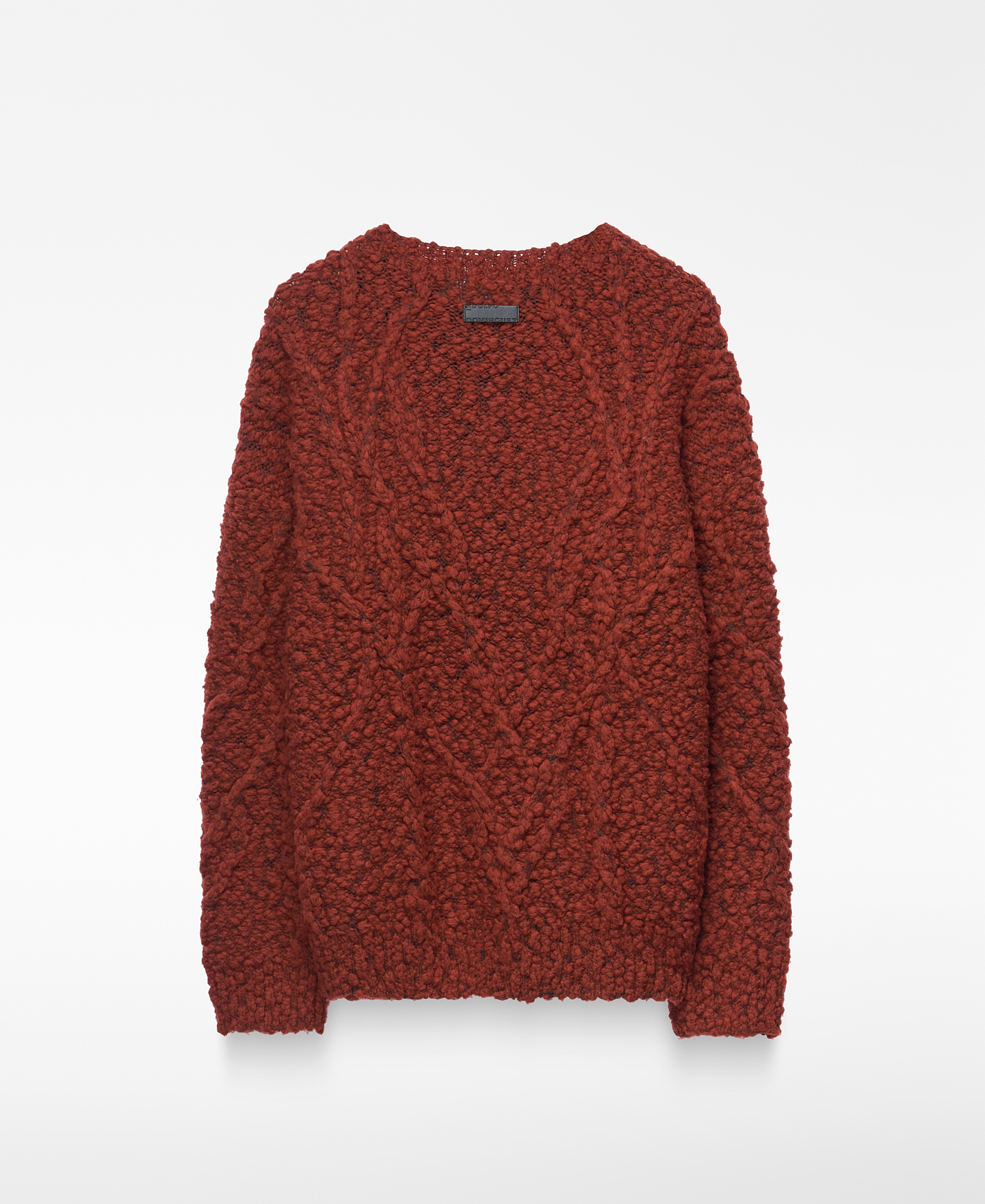 Merino wool blend boucl&eacute; sweater image number 1