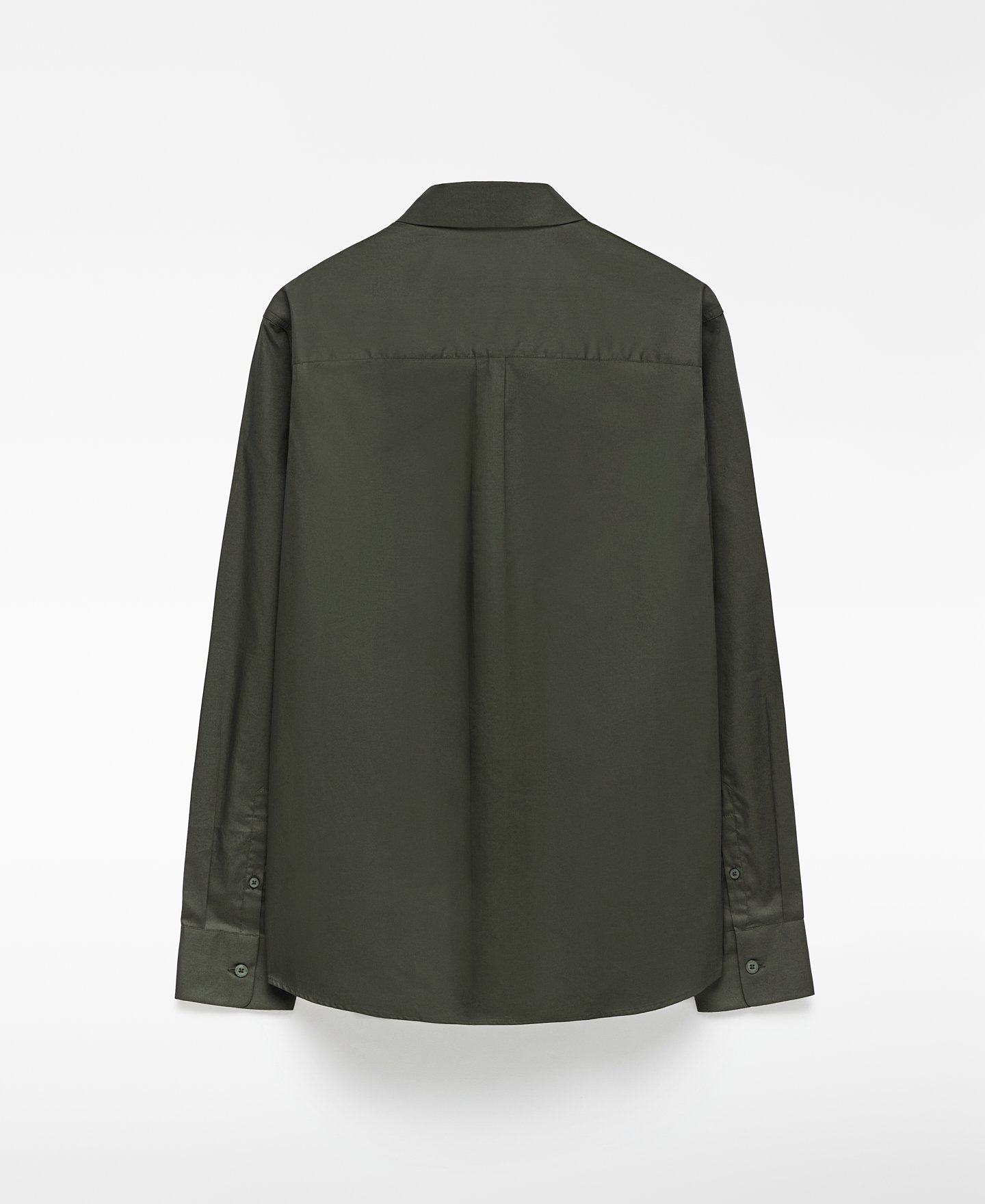 Regular fit lapel collar shirt man image number 5