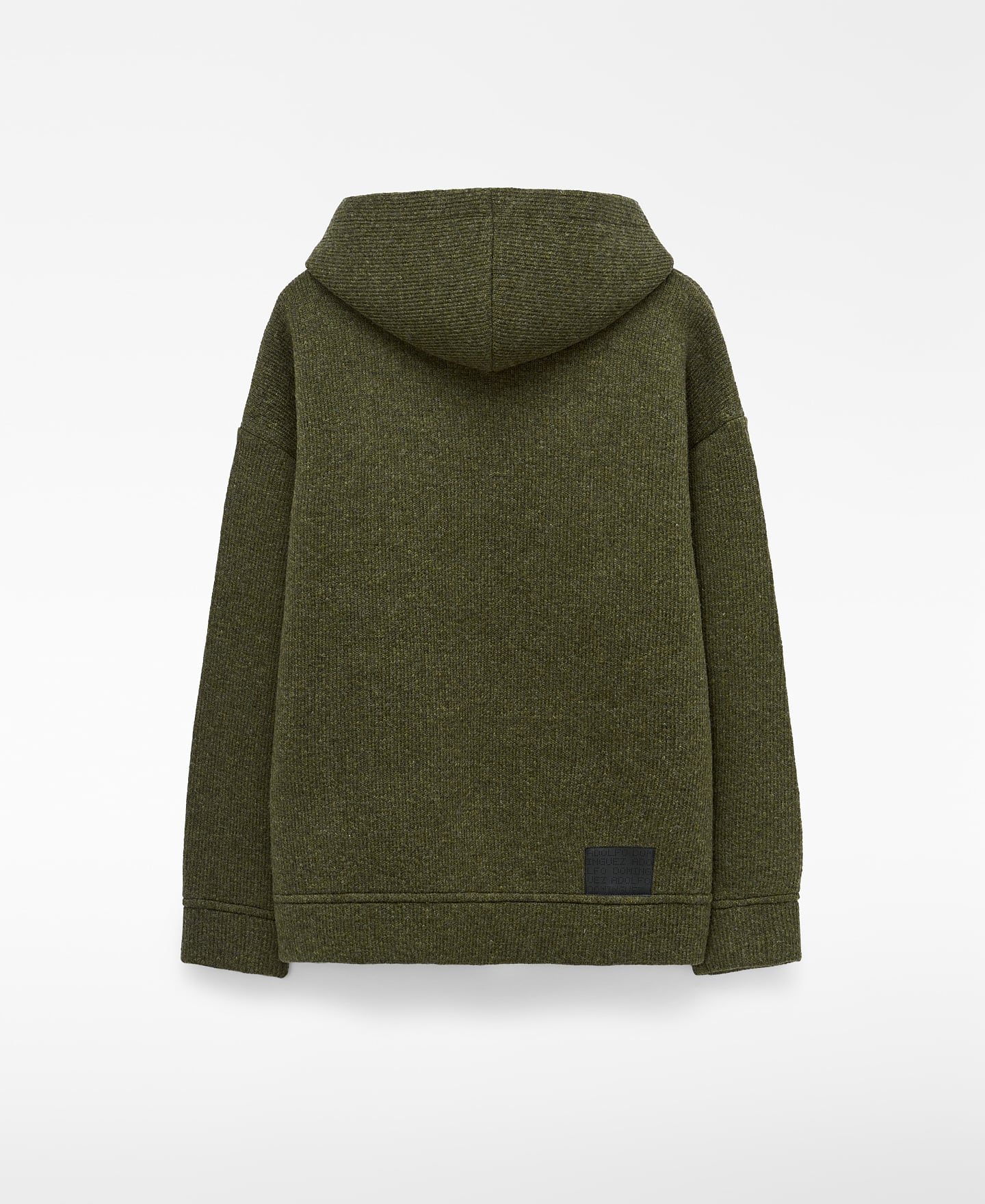 Hooded knit sweatshirt image number 5