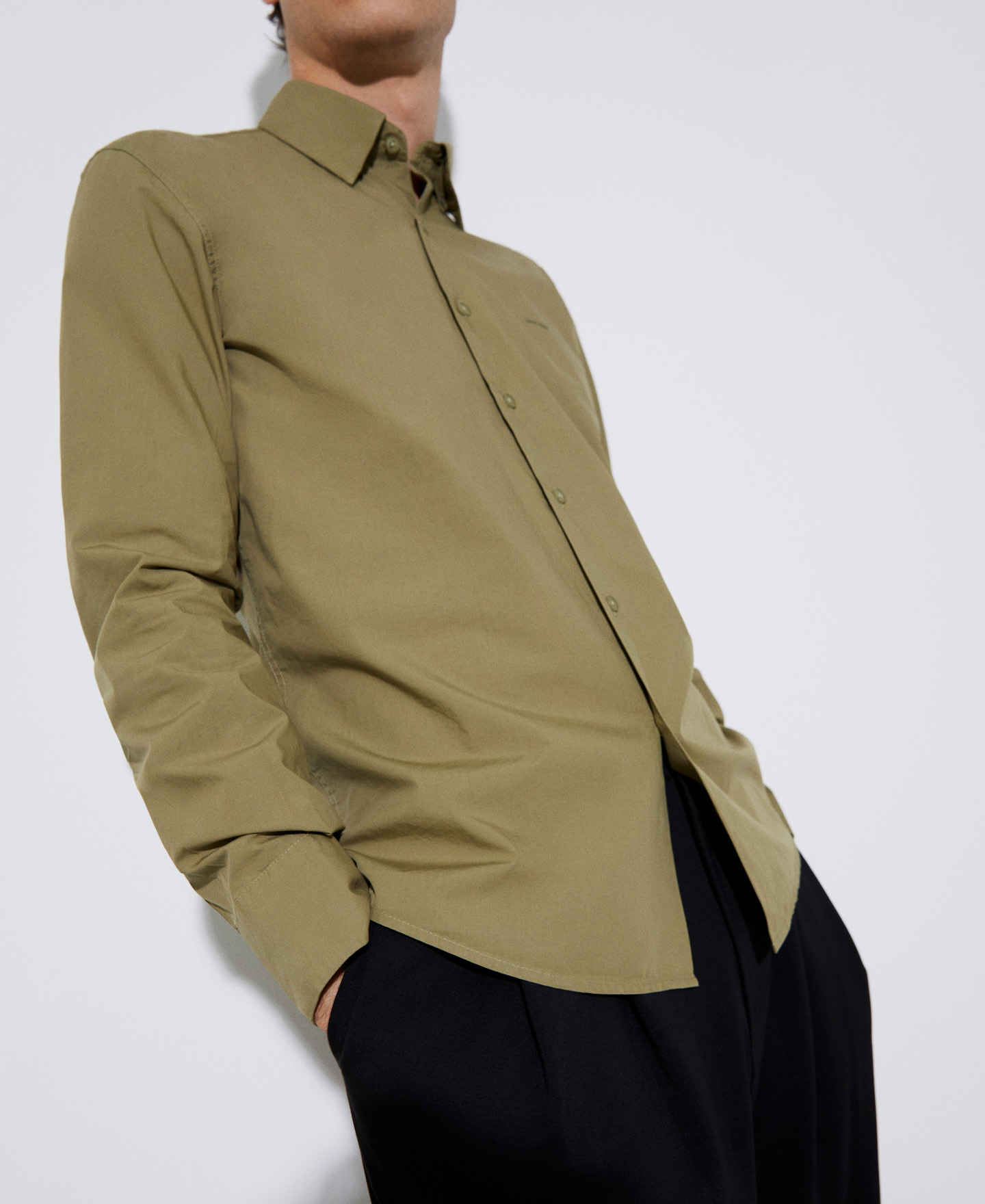 Responsible cotton long sleeve shirt image number 3