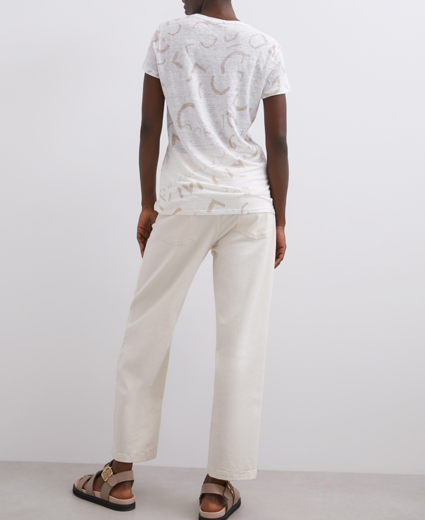 Linen logo t-shirt image number 1