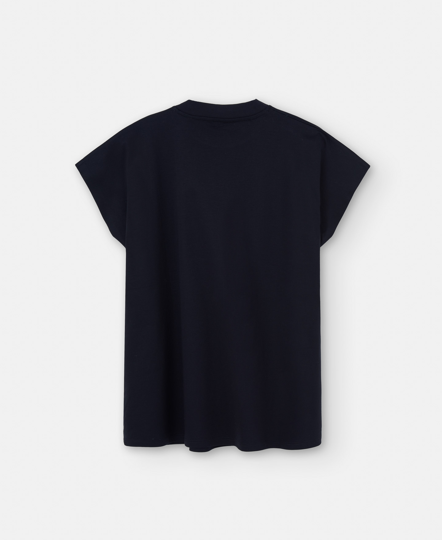Perkins collar T-shirt in organic cotton image number 5
