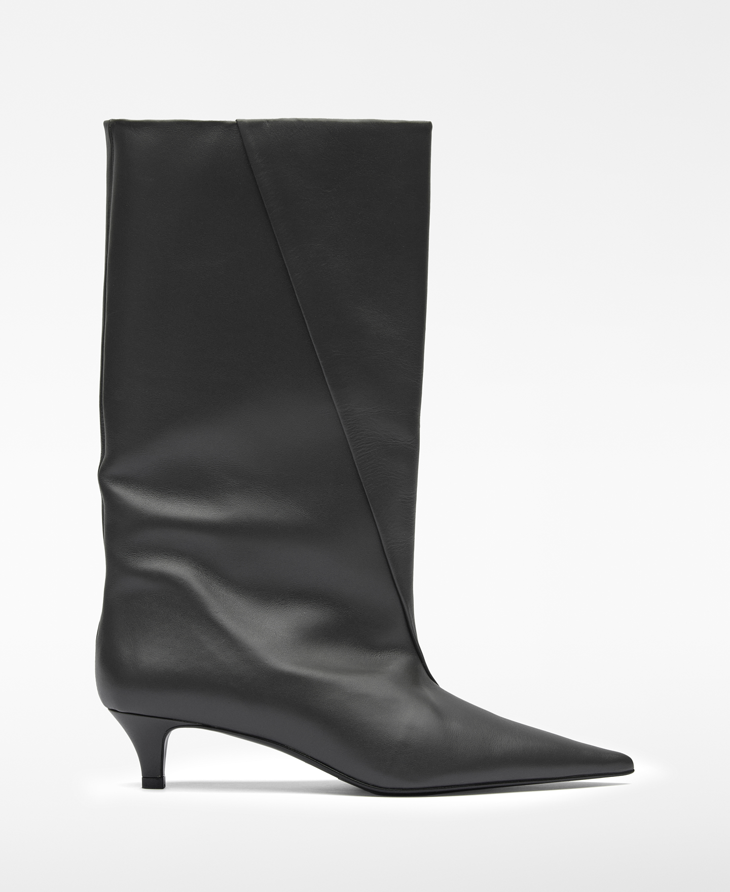 Bota caña ancha piel mujer image number 0