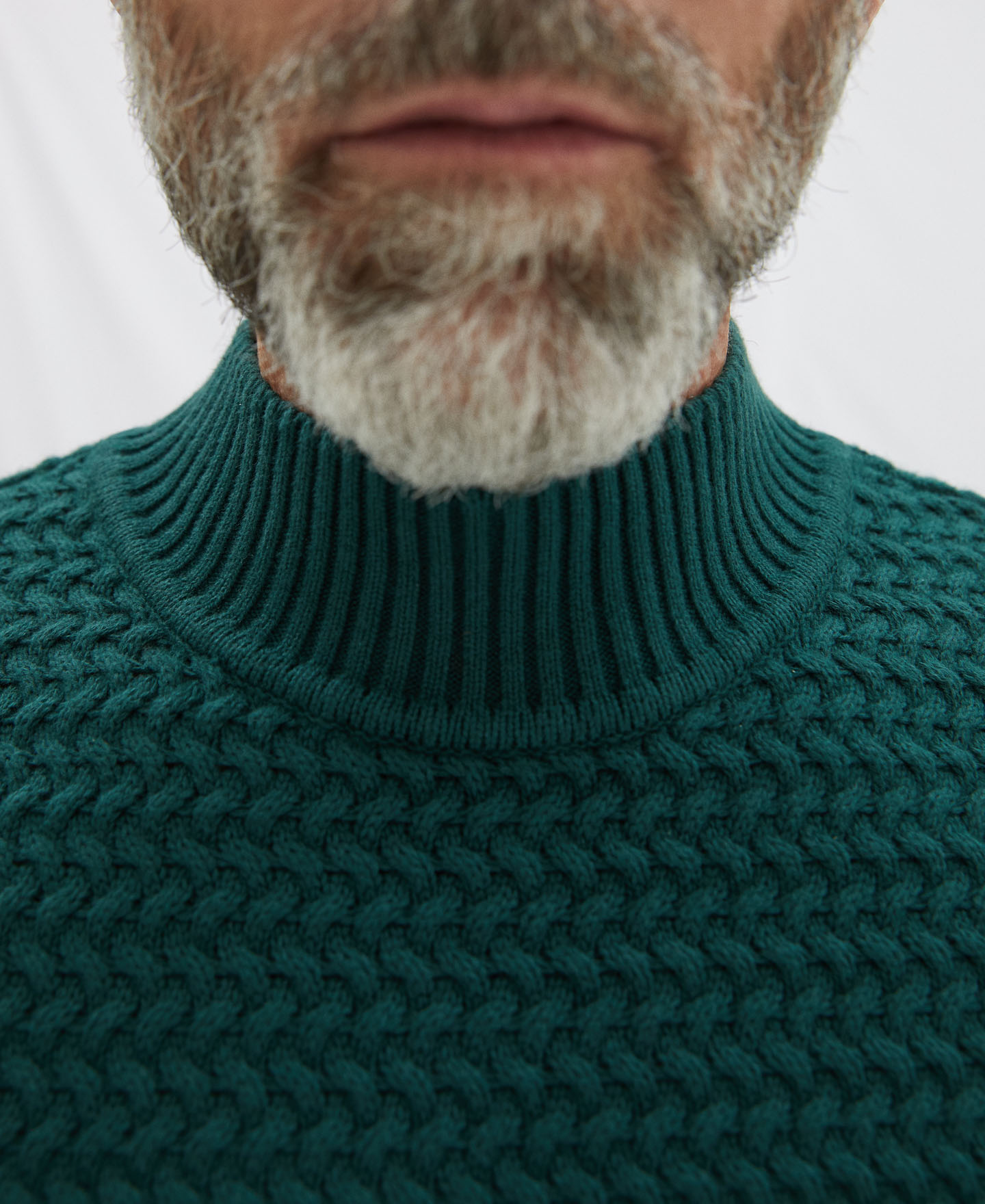 Wool and cotton braided sweater image number 3