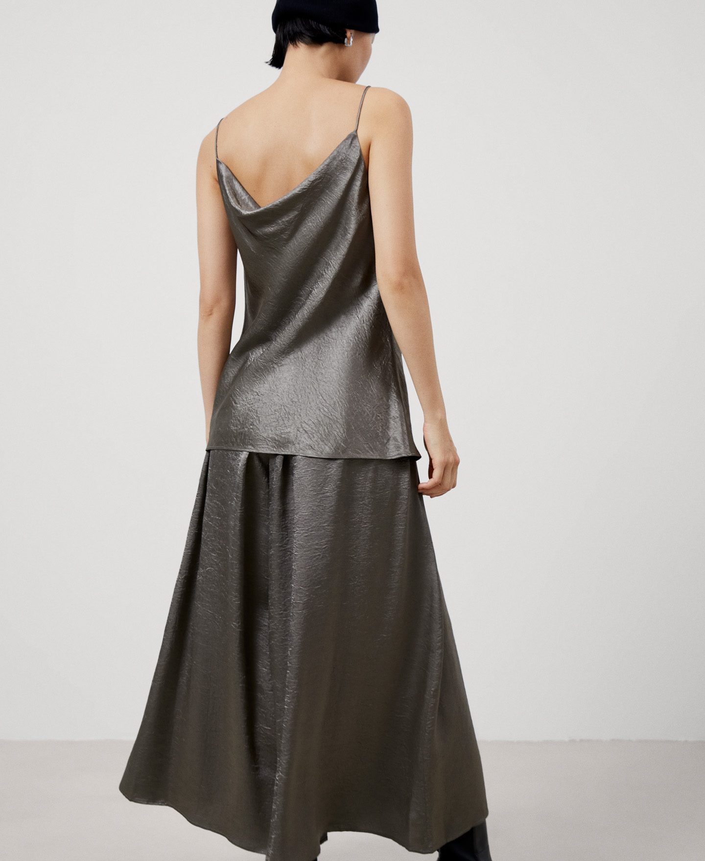 Strappy draped top image number 2