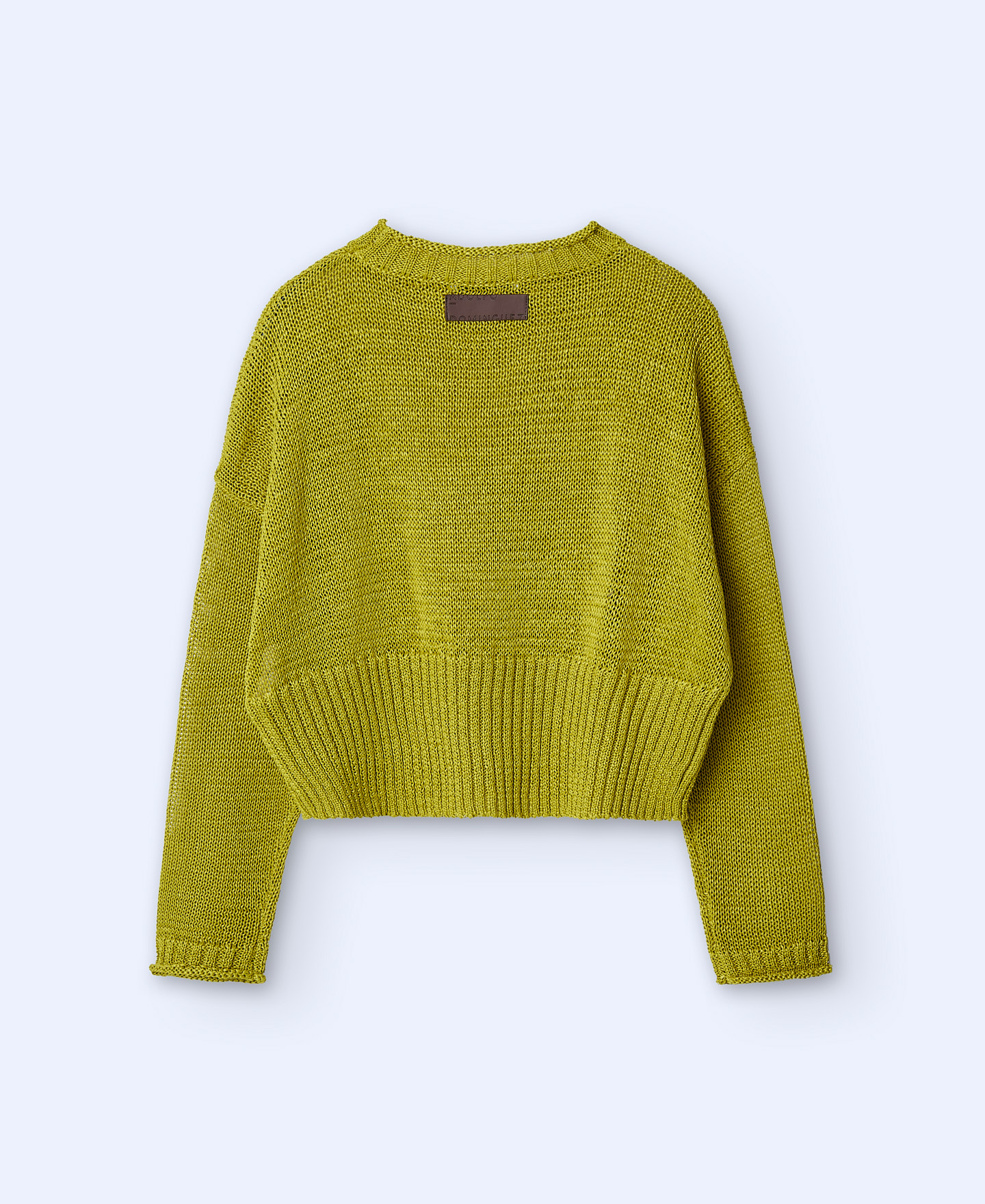 Knitted crop sweater image number 5