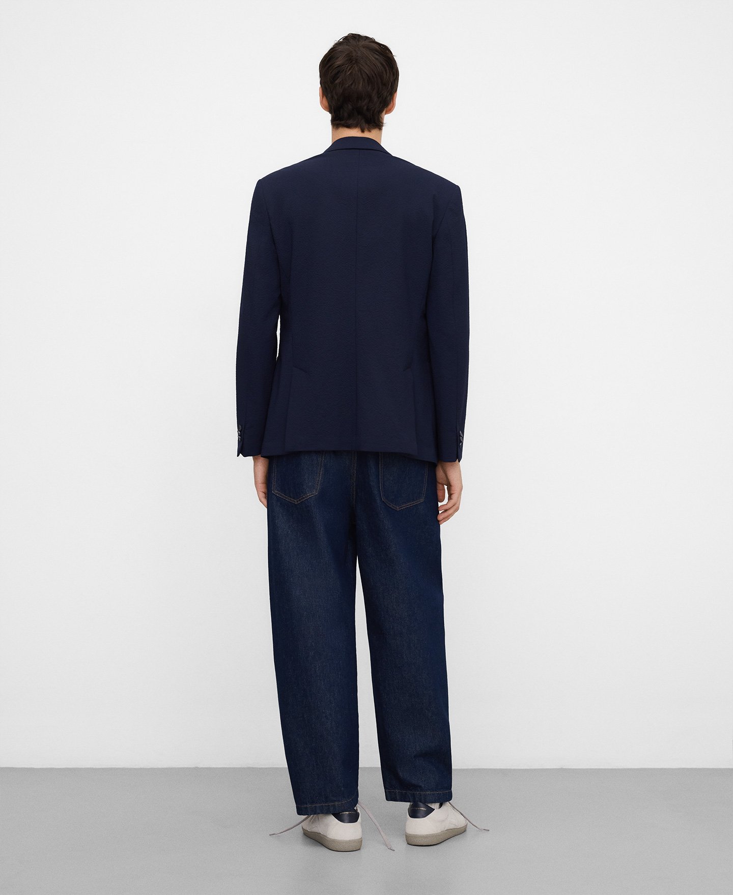 Seersucker tailored blazer image number 1