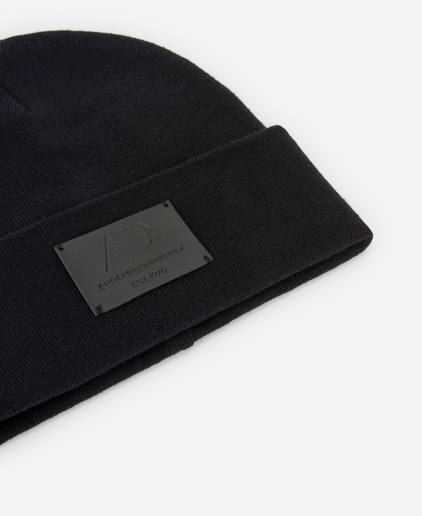 Beanie en algodón con logo frontal image number 1
