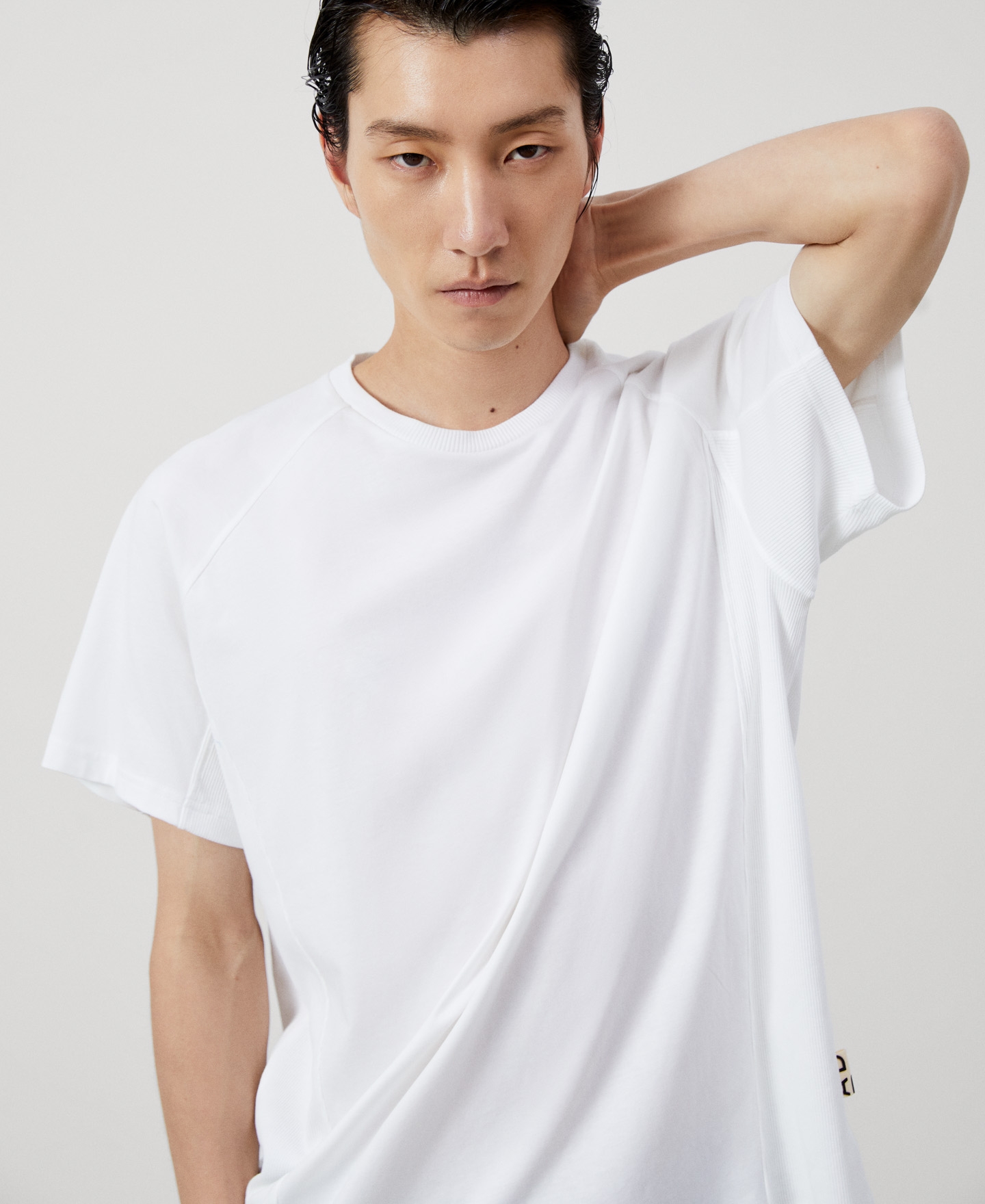 Camisola oversize com cortes, em algodão. image number 5