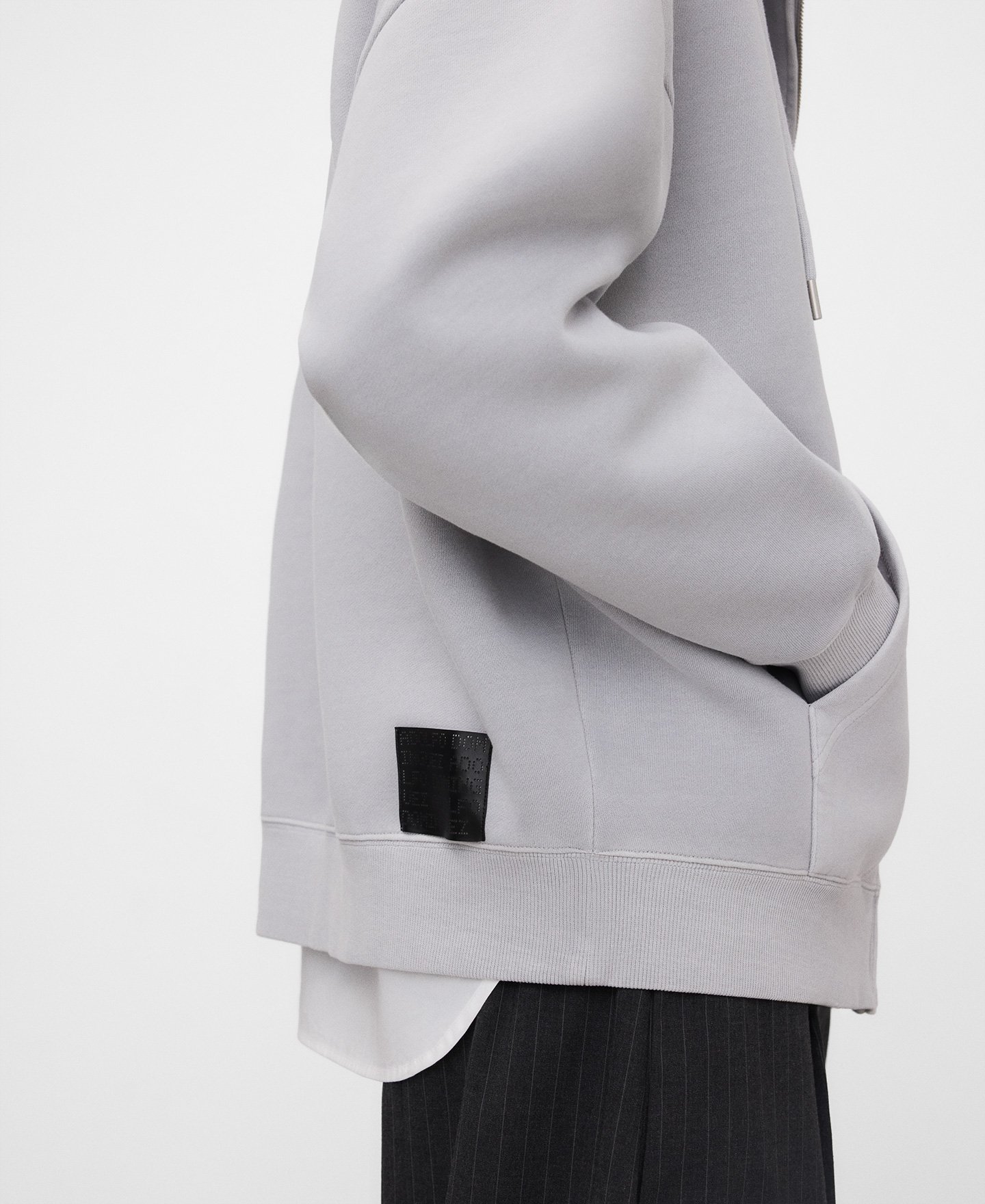 Sudadera relaxed fit cremallera image number 3